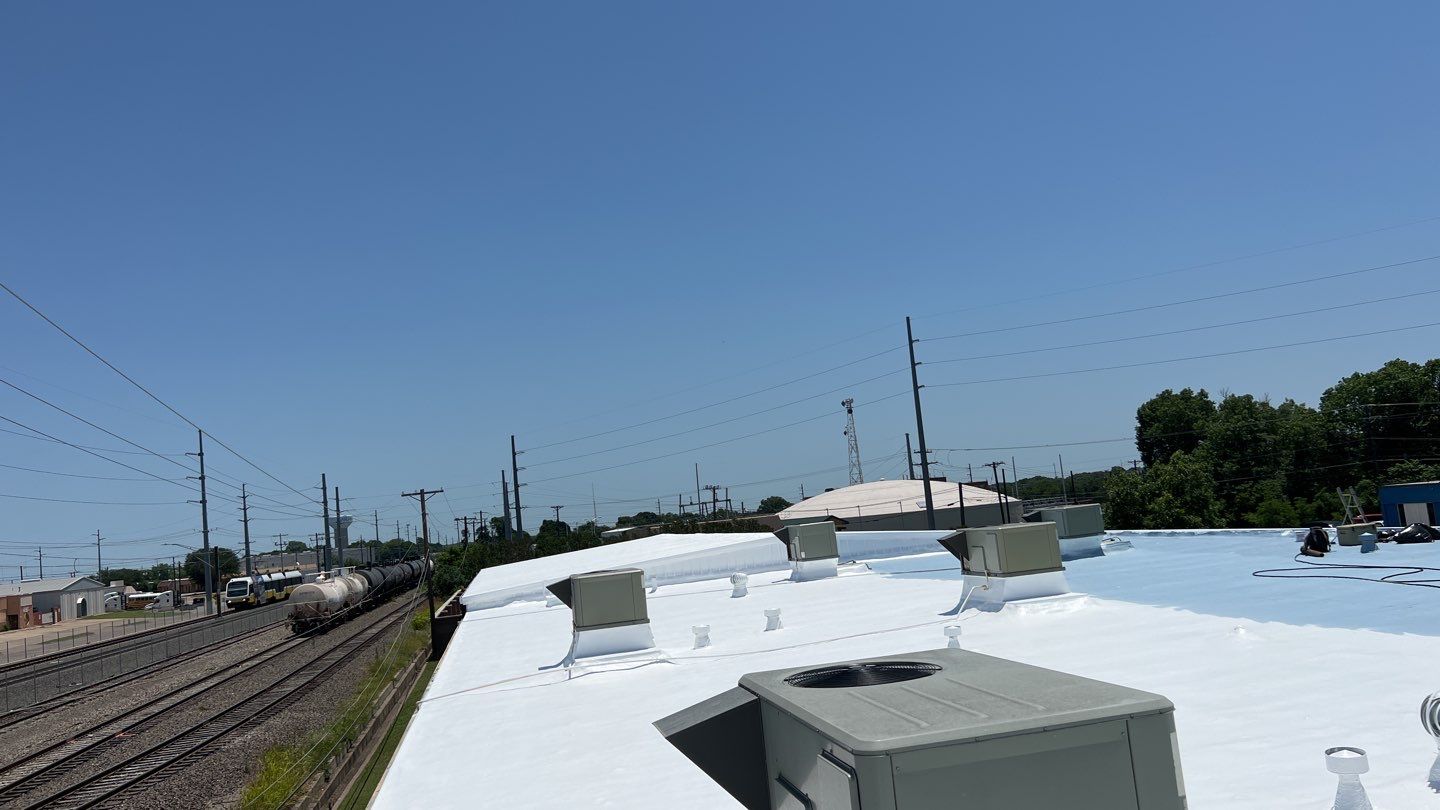 Foam & Metal Roof Restoration – Thermo Sensors (Garland, TX) by All Star Roofing LLC