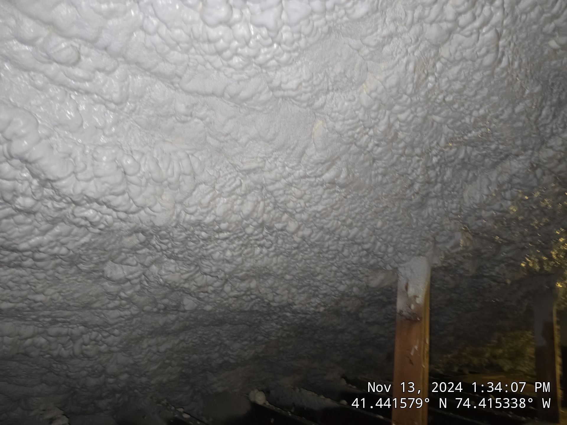 Attic Insulation using open cell spray foam by NYS Foam & Energy