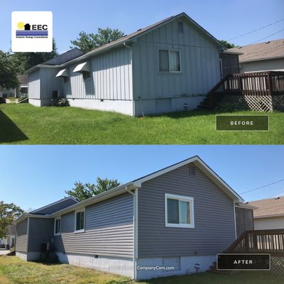 Siding Installation and new Heartland Elite windows