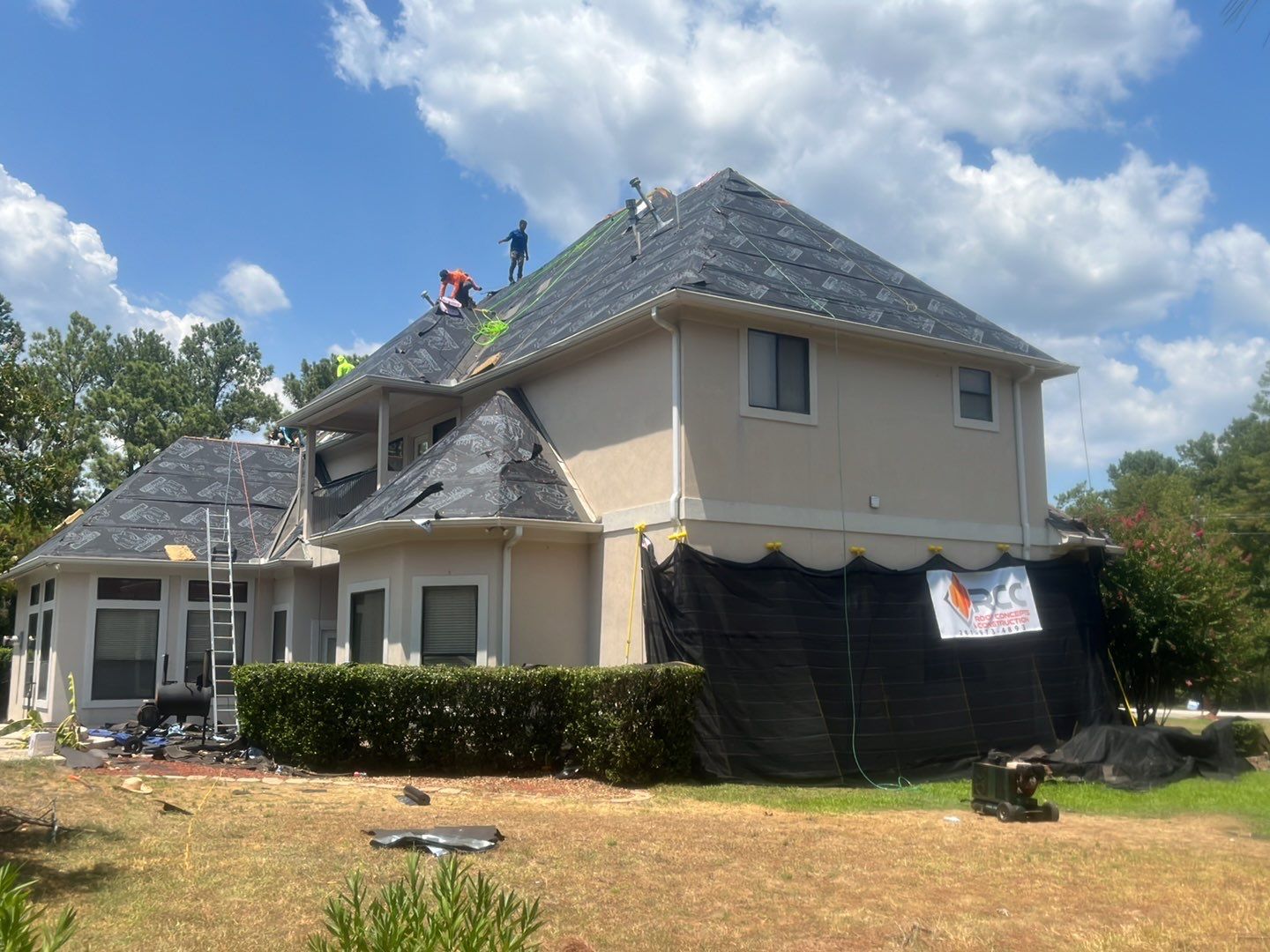 Residential Roofing Installation using Owen's Corning by Roof Concepts Construction