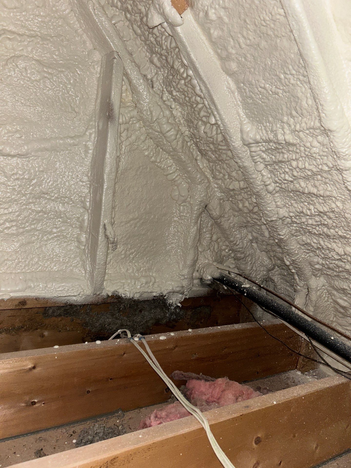 Attic Insulation using Closed Cell Spray Foam by NYS Foam & Energy