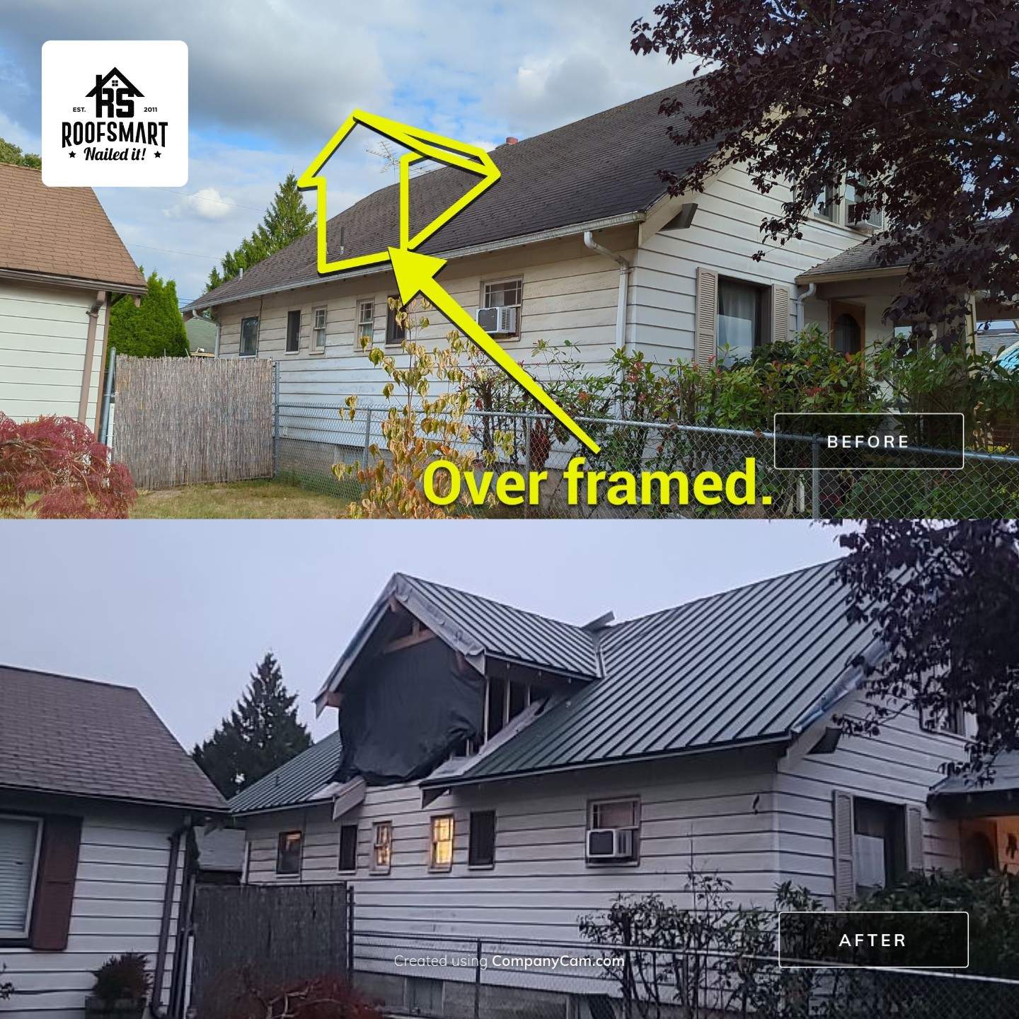 Metal Roof in Tacoma by Roof Smart