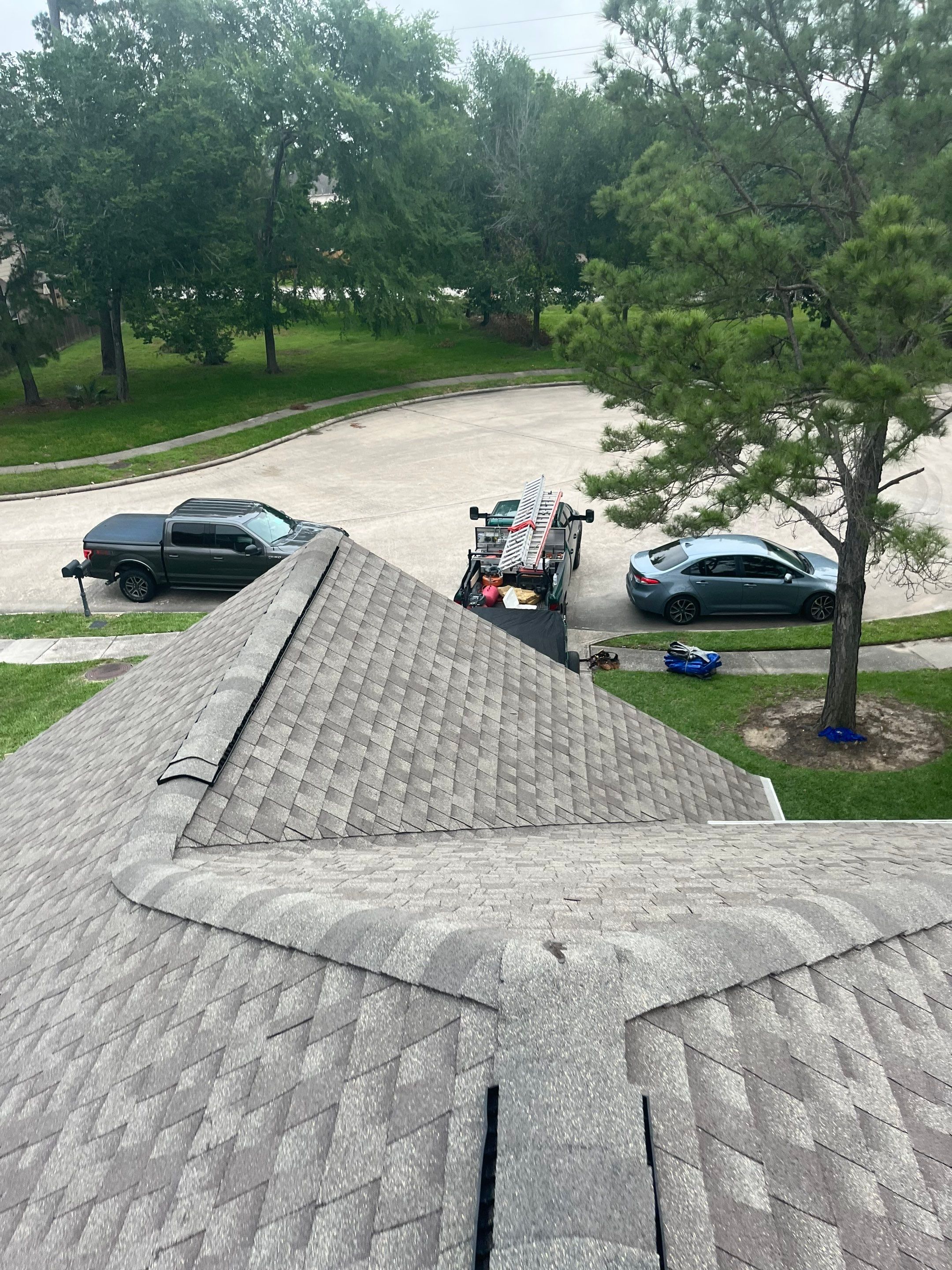 Residential Roof Replacement using GAF HDZ - Weathered Wood by Elite Roofing LLC