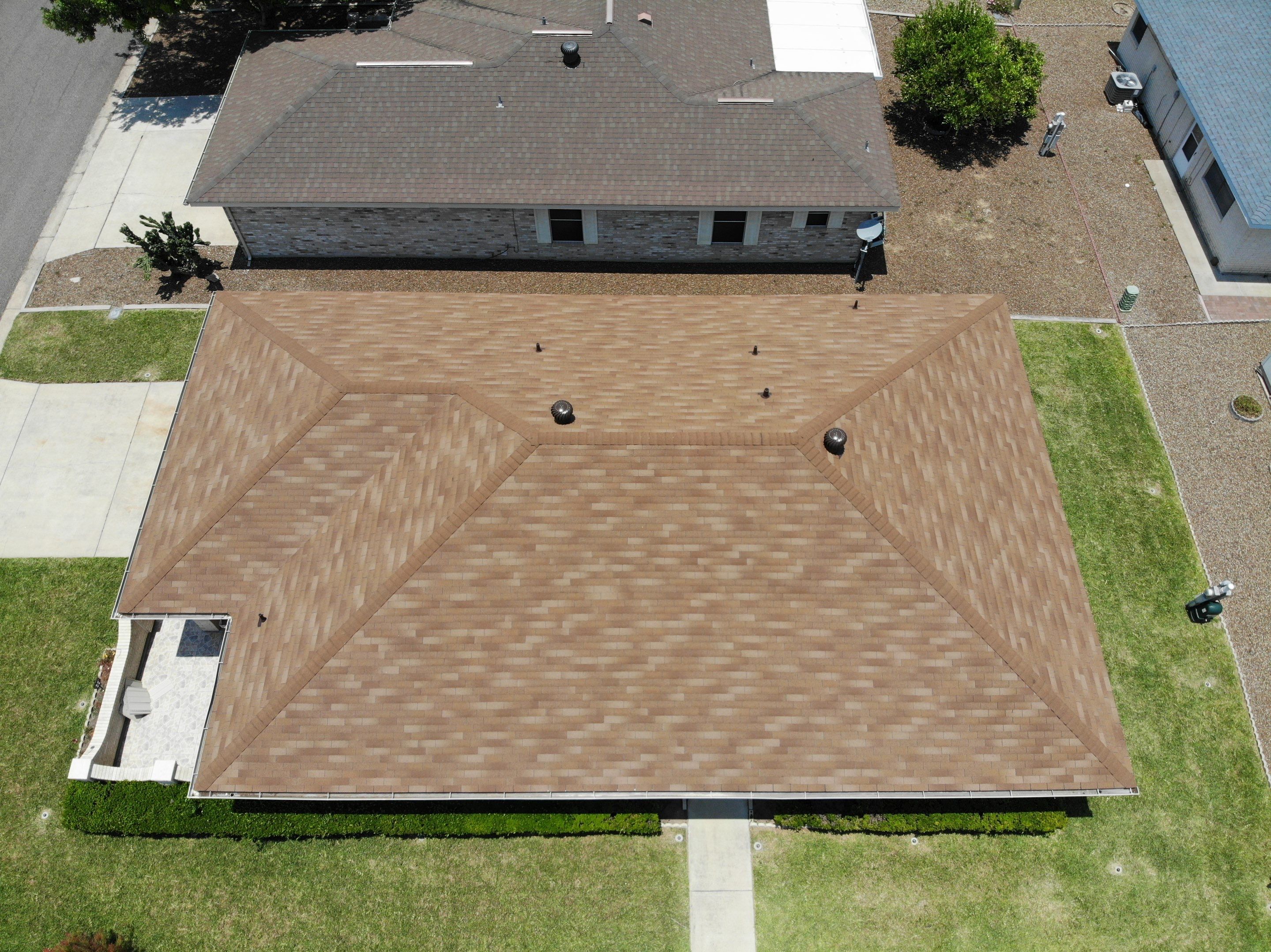 3 Tab Shingle Roof using Owens Corning Supreme by Bison Roofing