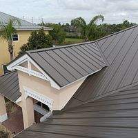 24ga 1" Nail-Strip Medium Bronze  by Total Roofing System The Metal Roof Experts