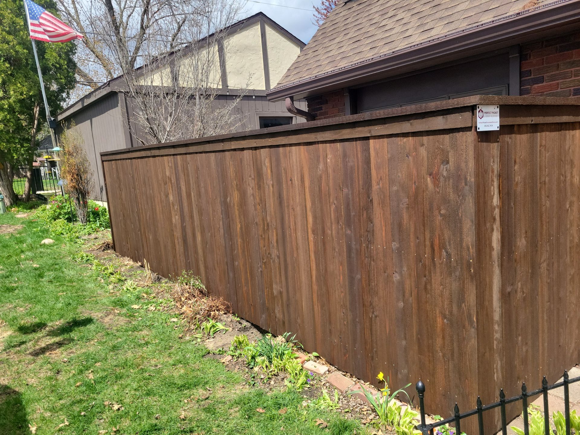 Project in Waterloo by Perfect Picket Fence and Stain