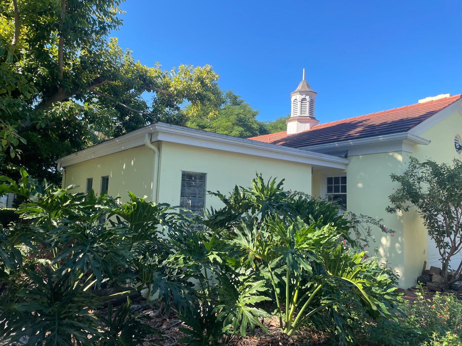 White Gutters Repair and Installation in Sarasota FL by Gutter Professors
