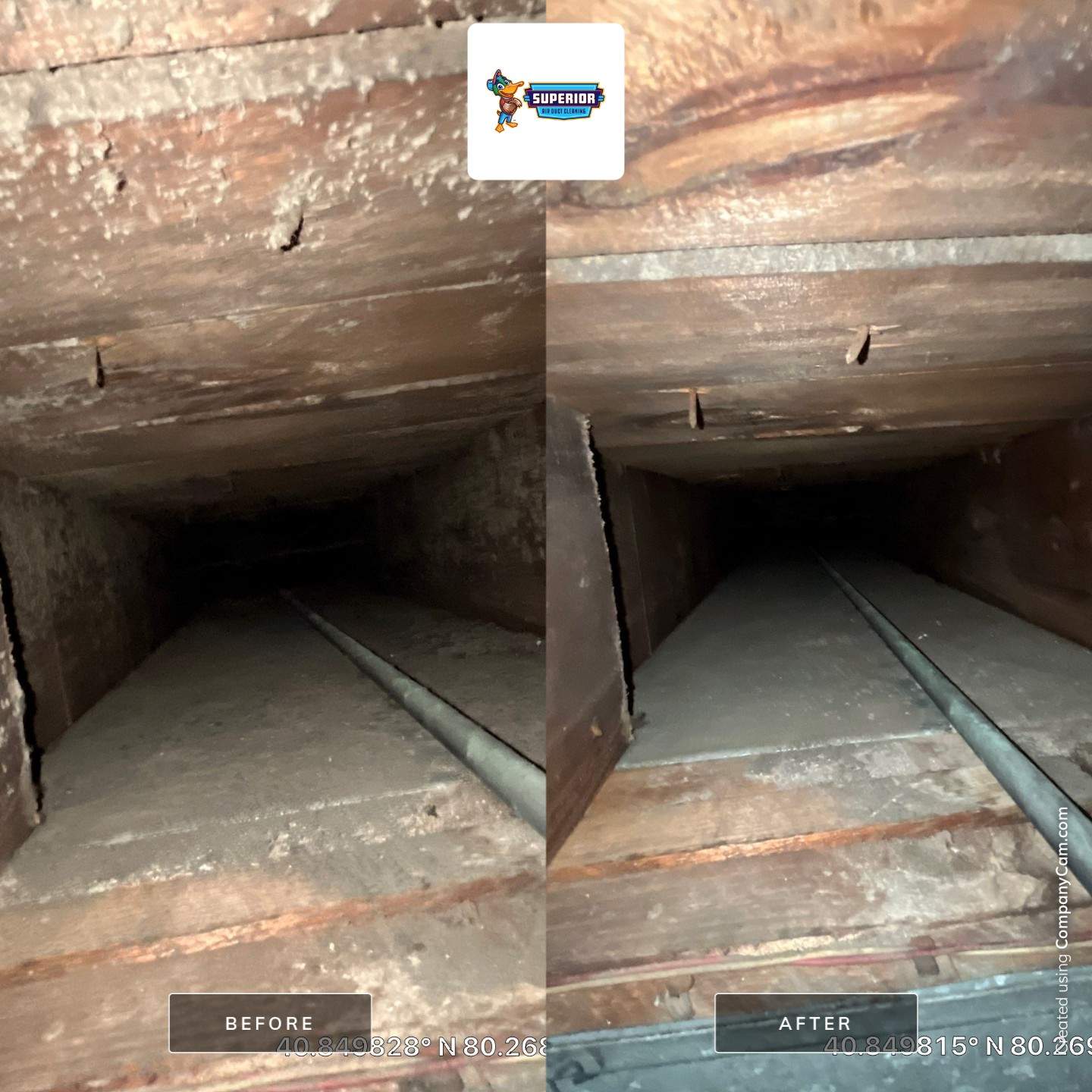 Air Duct Cleaning With a Vacuum Truck in Ellwood City, PA by Superior Air Duct Cleaning