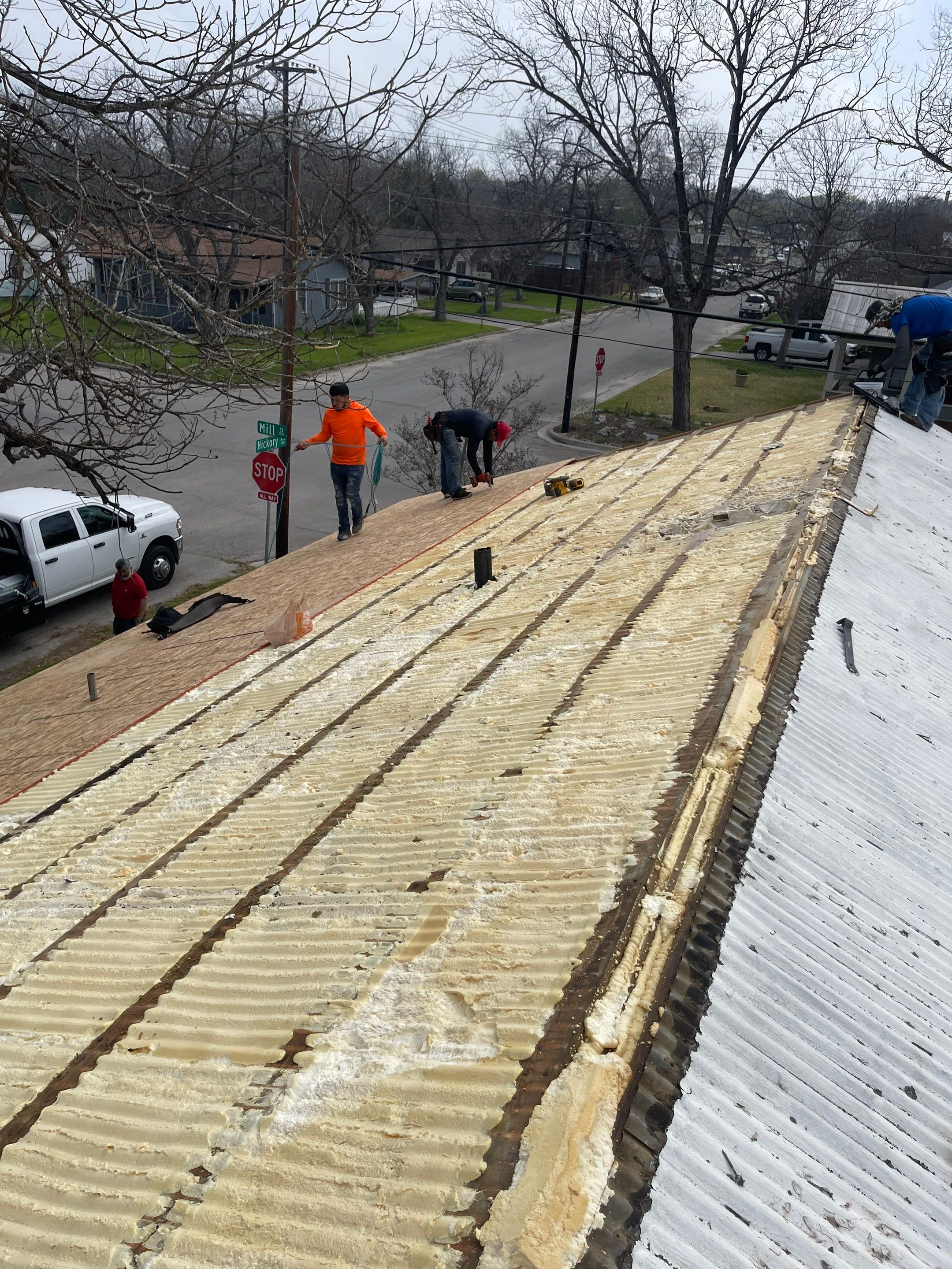 Residential Metal Roof Installation using McElroy Metal by Premier Roofing and Contracting