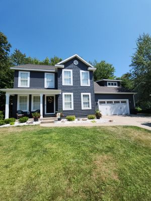 Exterior home painting.