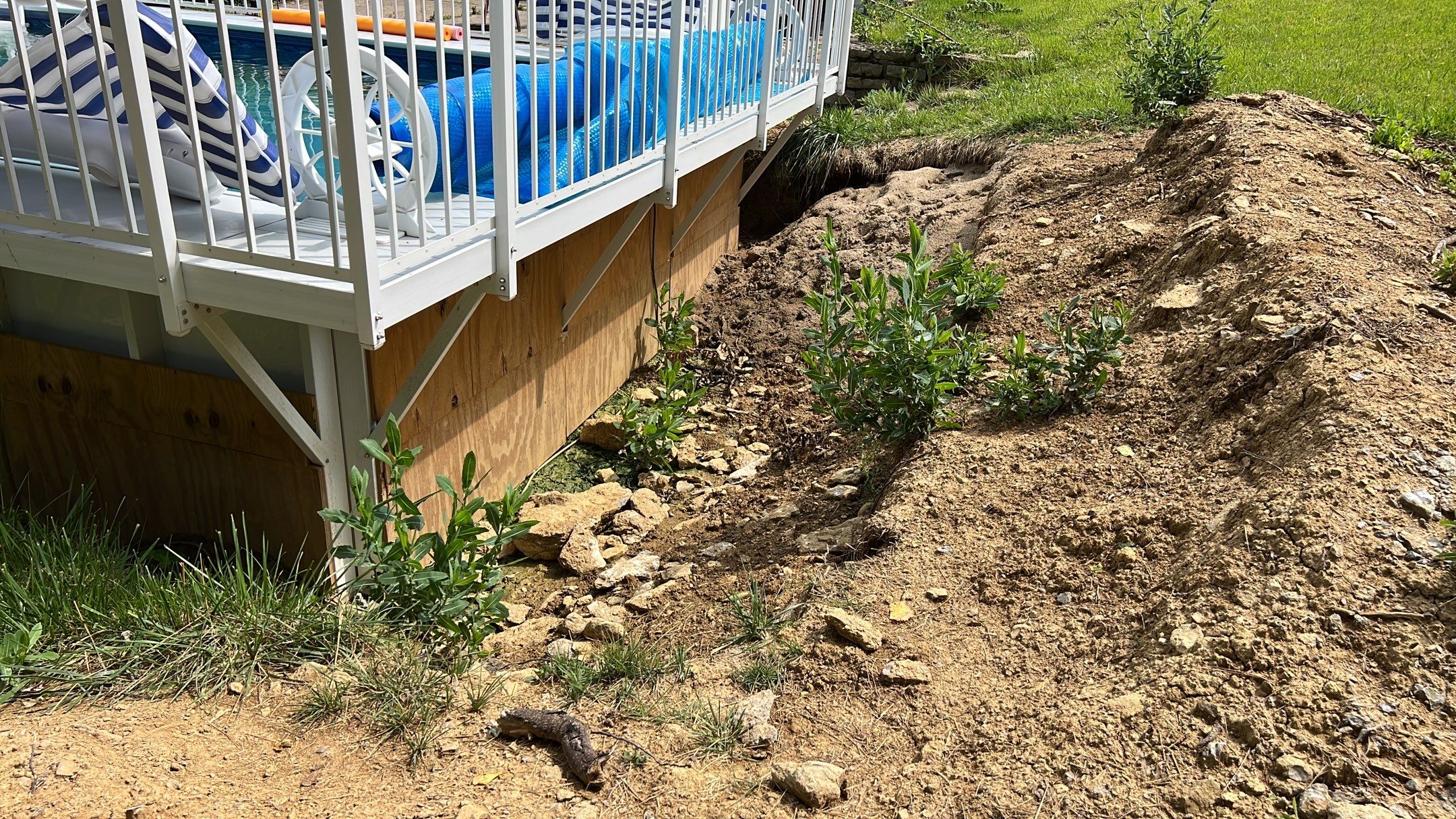 Pool Backfill, Grading, and Decorative Gravel Installation by Reisenberg’s Lawn & Landscape, LLC