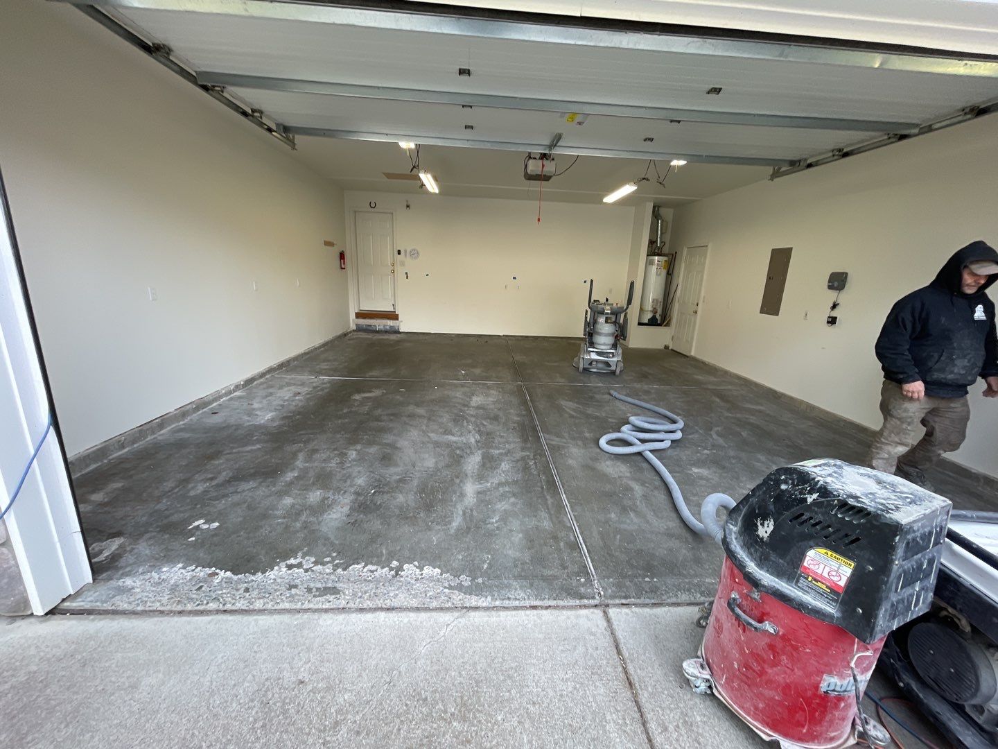 Garage Transformation using Silver Creek by Croc Coatings, LLC