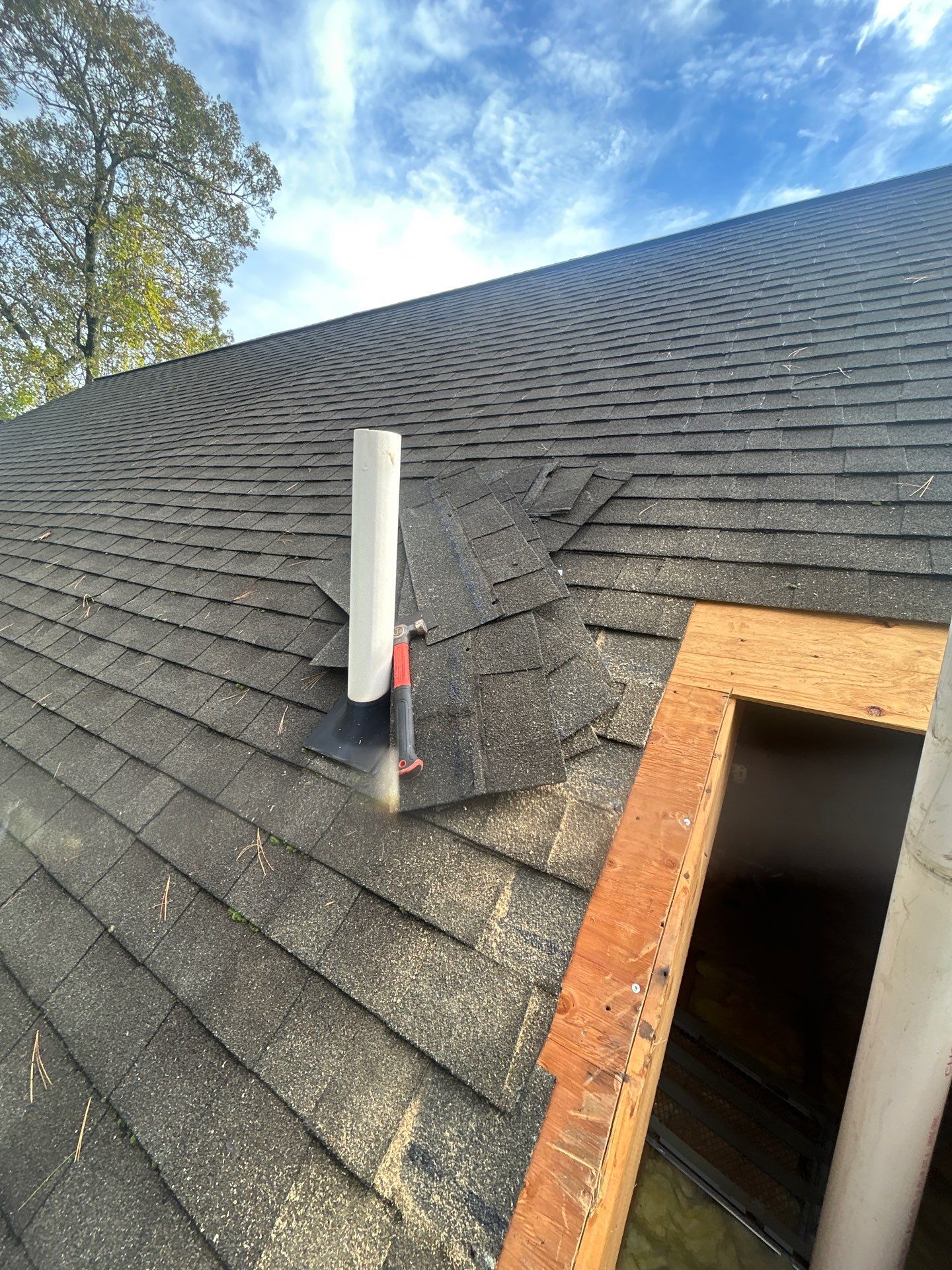 Pipe Boot Leak Repair & Gutter Replacement | Littleton, MA by Mighty Dog Roofing of Greater Middlesex County