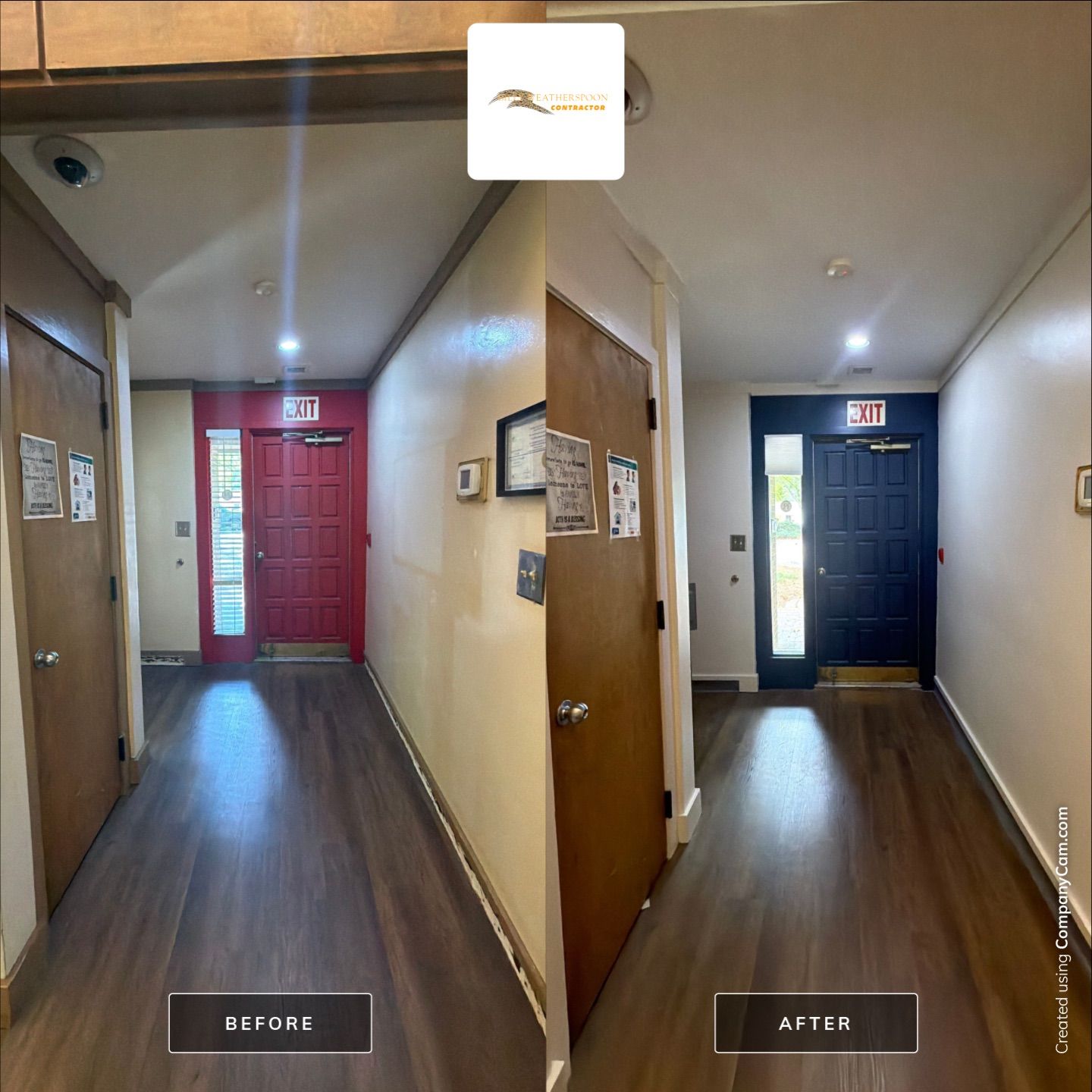 Commercial Interior Repaint – Full Building by Billy Weatherspoon Contractor