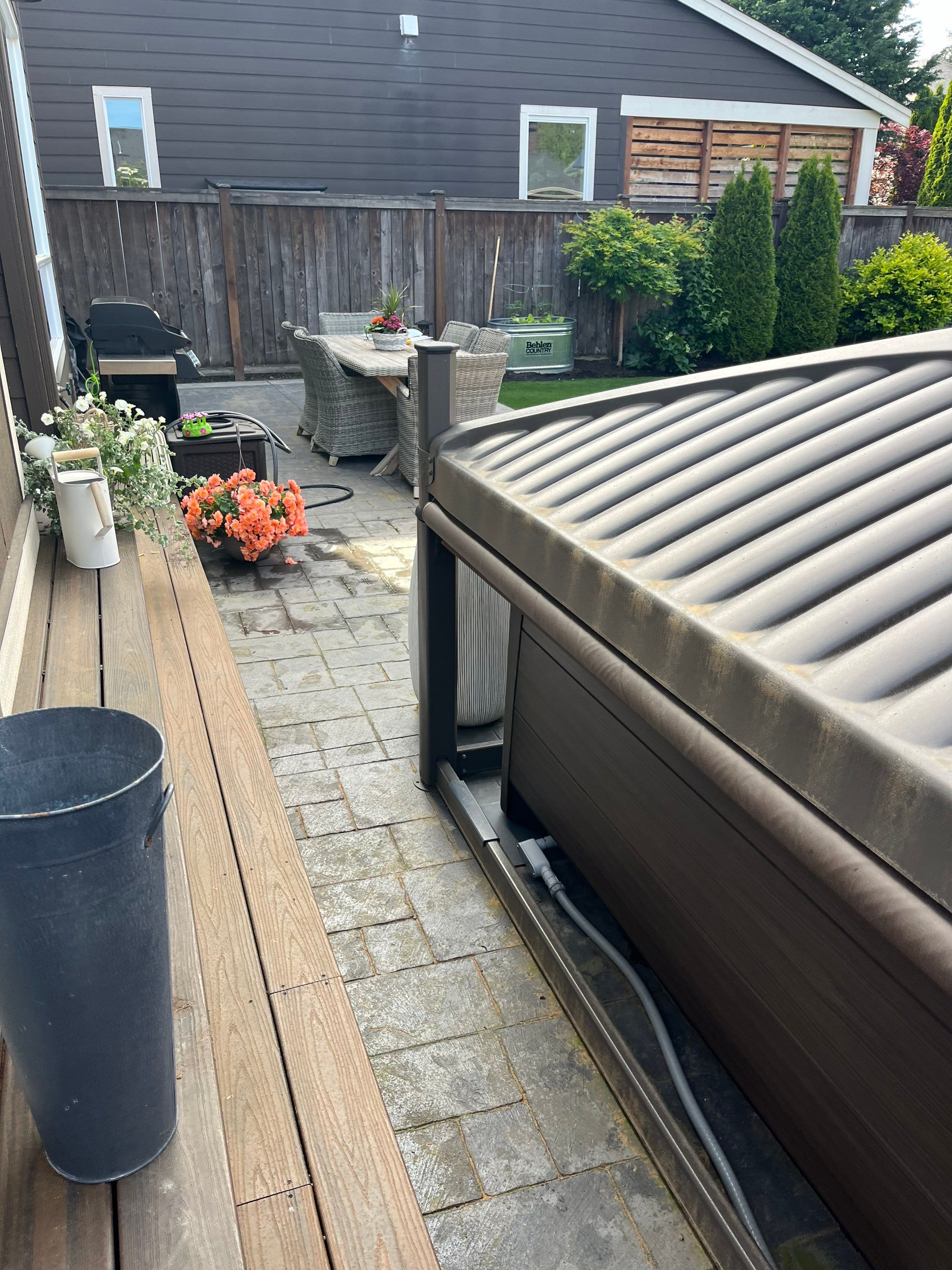 Stamped Concrete Driveway with Sealed Finish | Everett  by Jireh Asphalt & Concrete Inc 