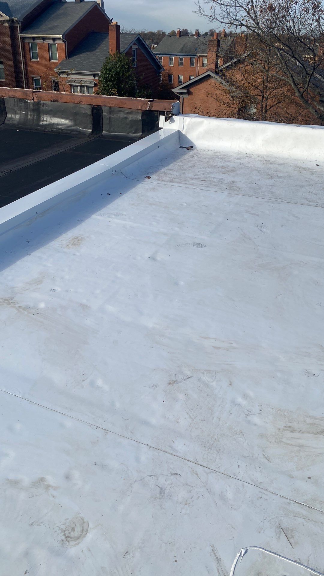 Alexandria: Residential Flat Roof Replacement with Mule Hide TPO Membrane by RM Banning, Inc.