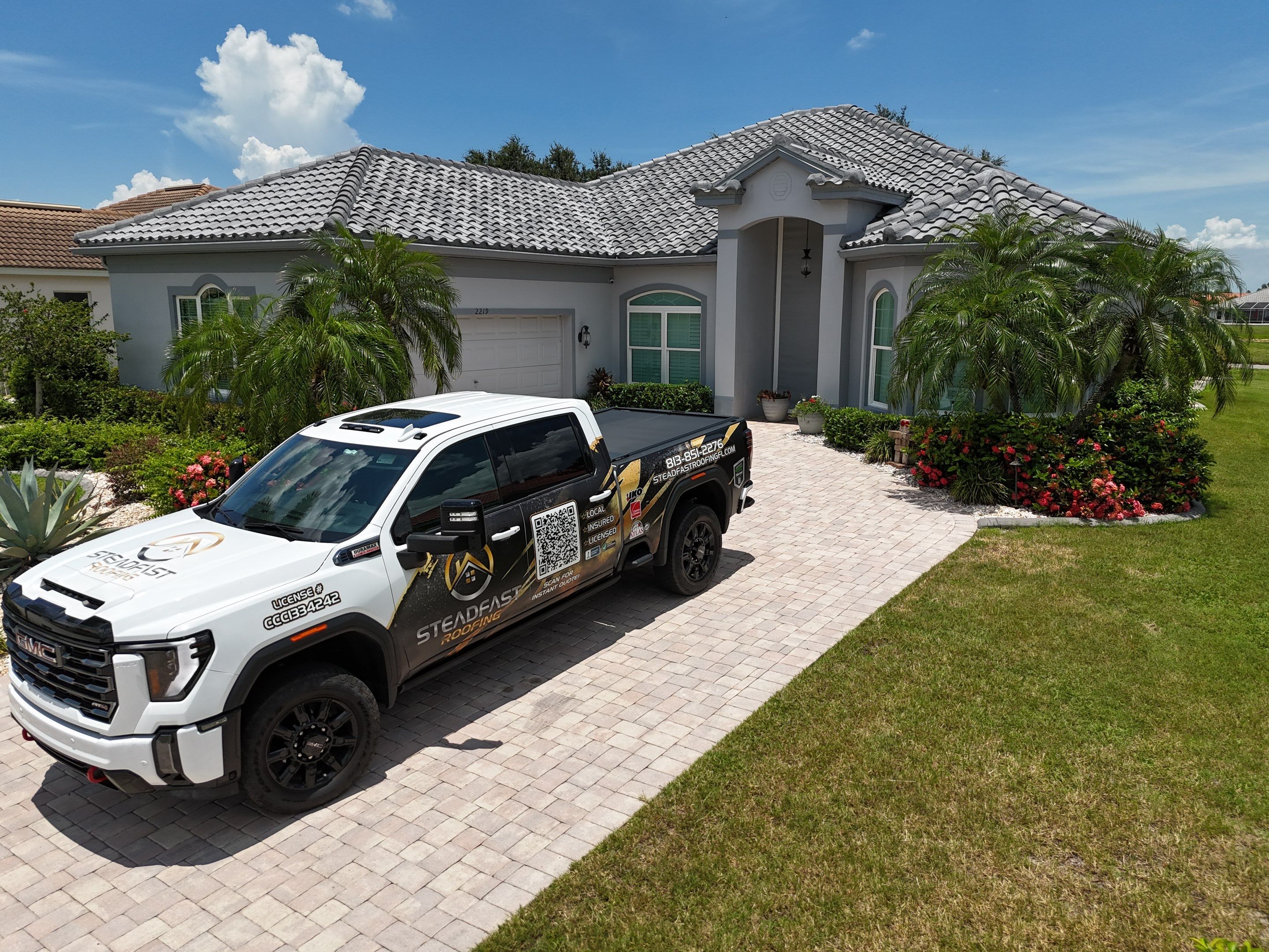 Roof Replacement in Sun City Center, FL. by Steadfast Roofing