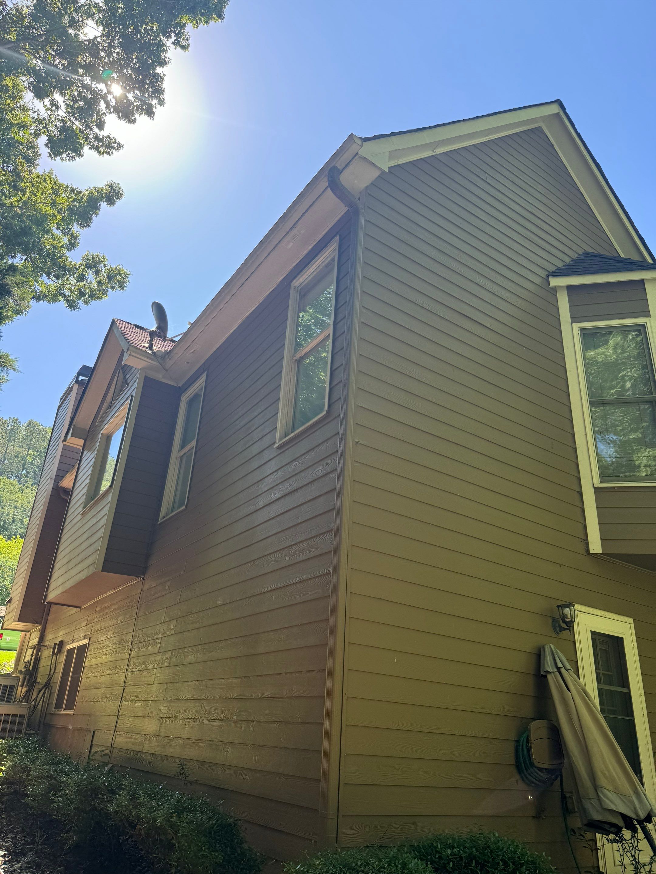 Exterior Painting and Comprehensive Wood Deck Repairs in Suwanee by Swift Home Renovations 
