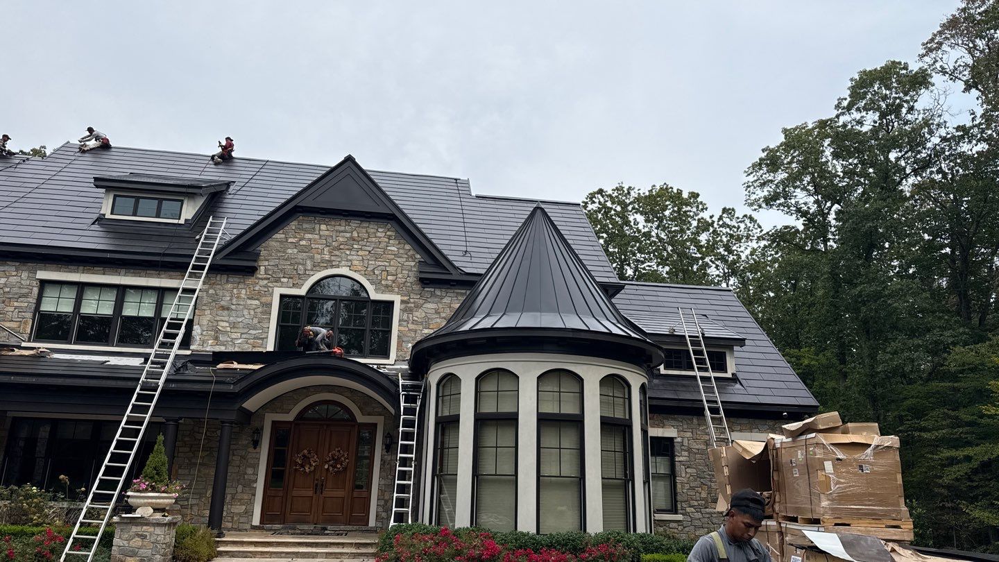 STUNNING Tesla Solar Roof in Virgina by American Home Contractors