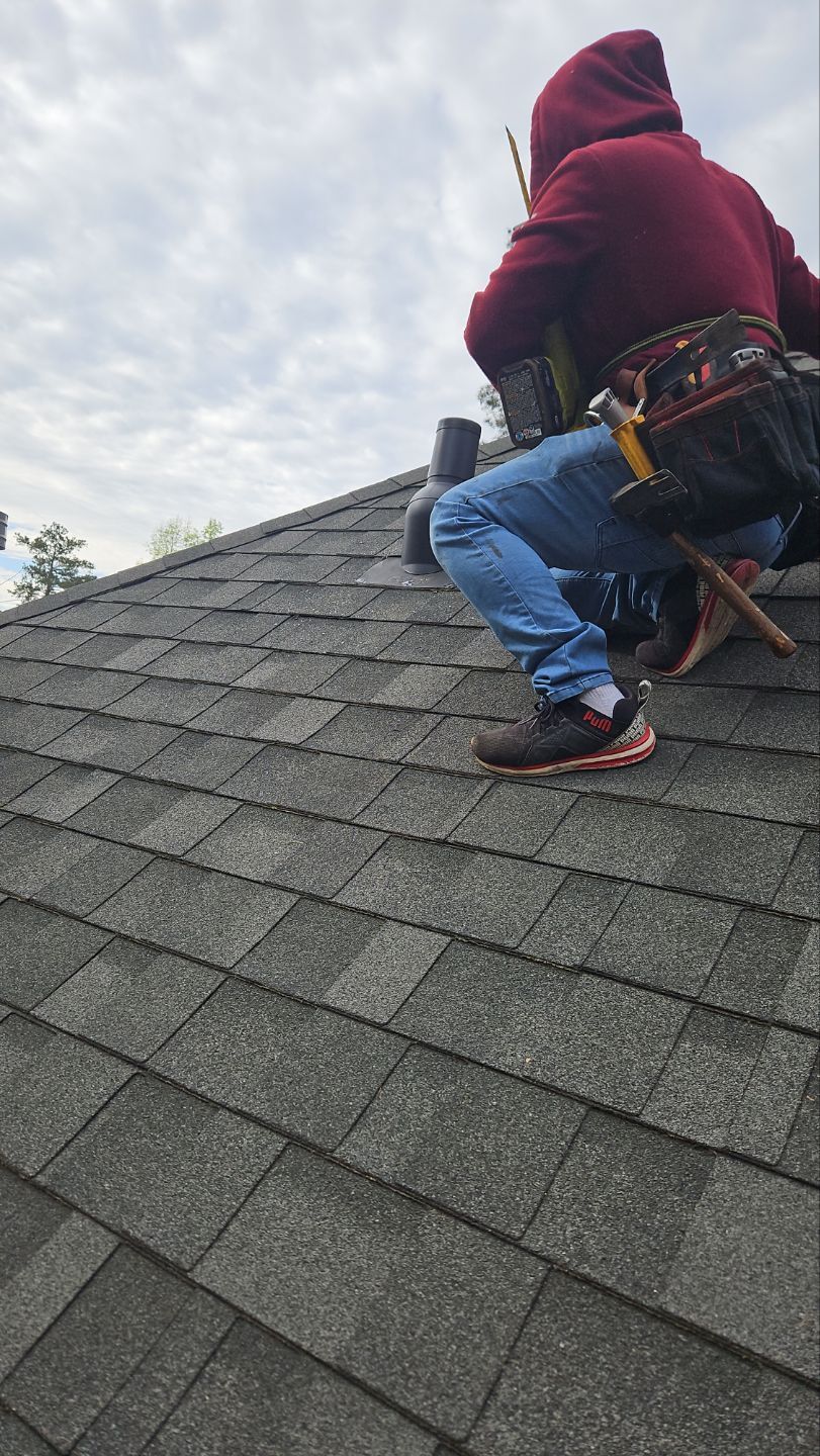 Roof Repair with PermaBoots, Gutter Installation, Cleaning, using 6" Seamless Gutters and Leaf Filter Guards by Indigo State Roofing