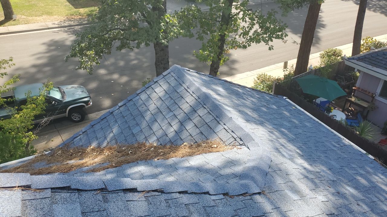 Attic Insulation, Roofing, and Solar for this in-town home by Byers Enterprises 