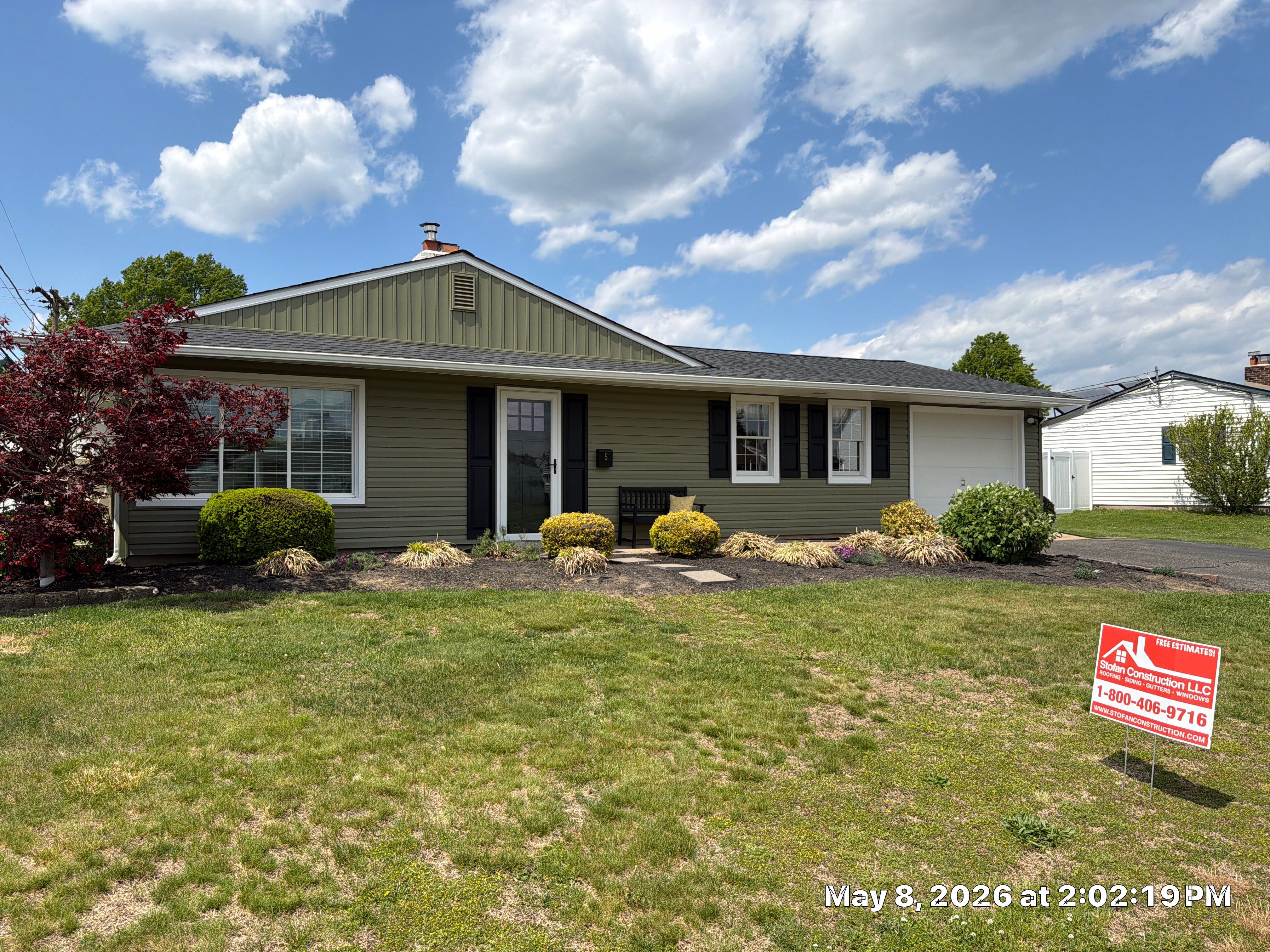 New Roofing, Siding and Gutters  by Stofan Construction LLC