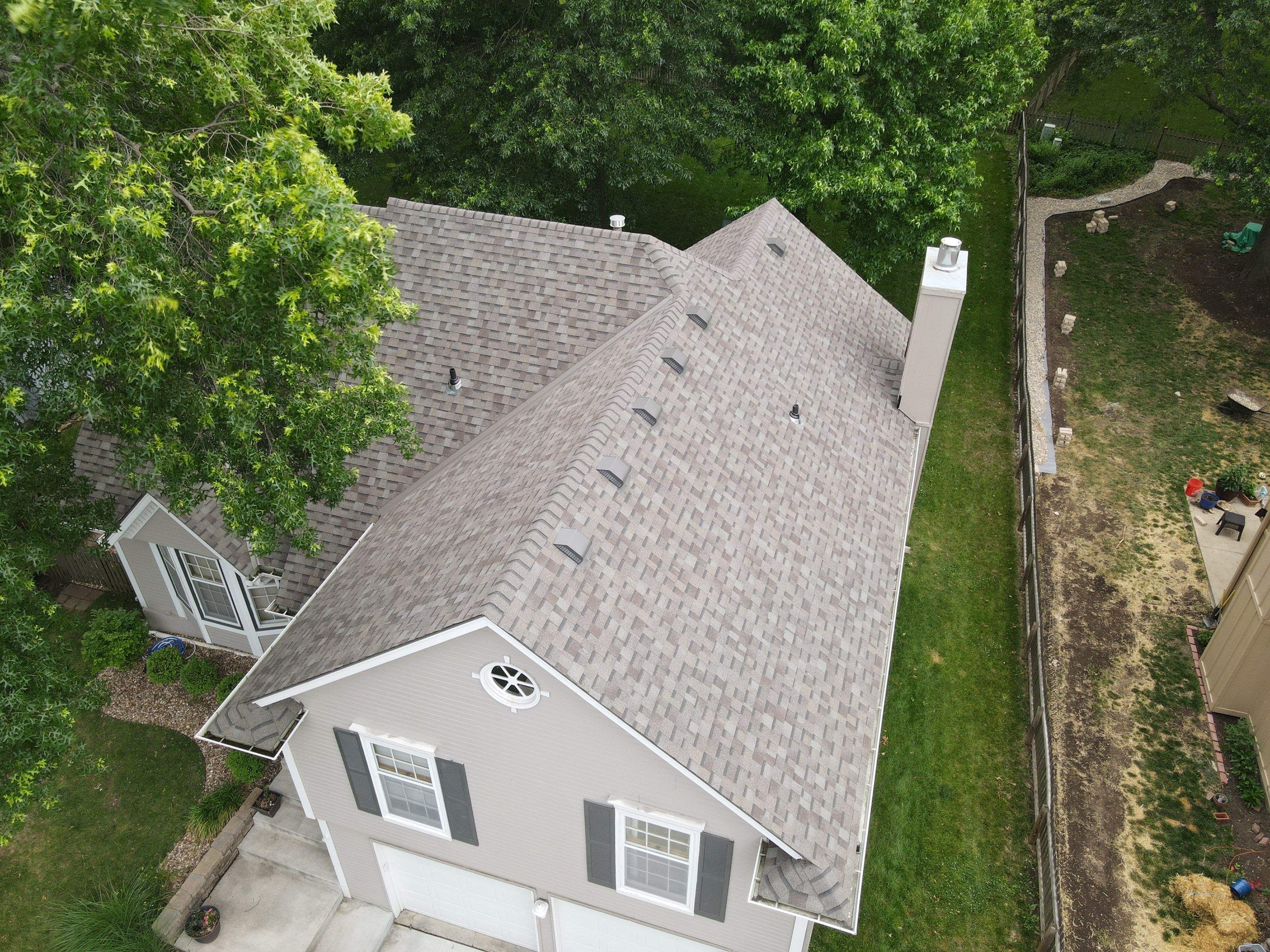Project in Overland Park by HT Roofing & Construction, INC