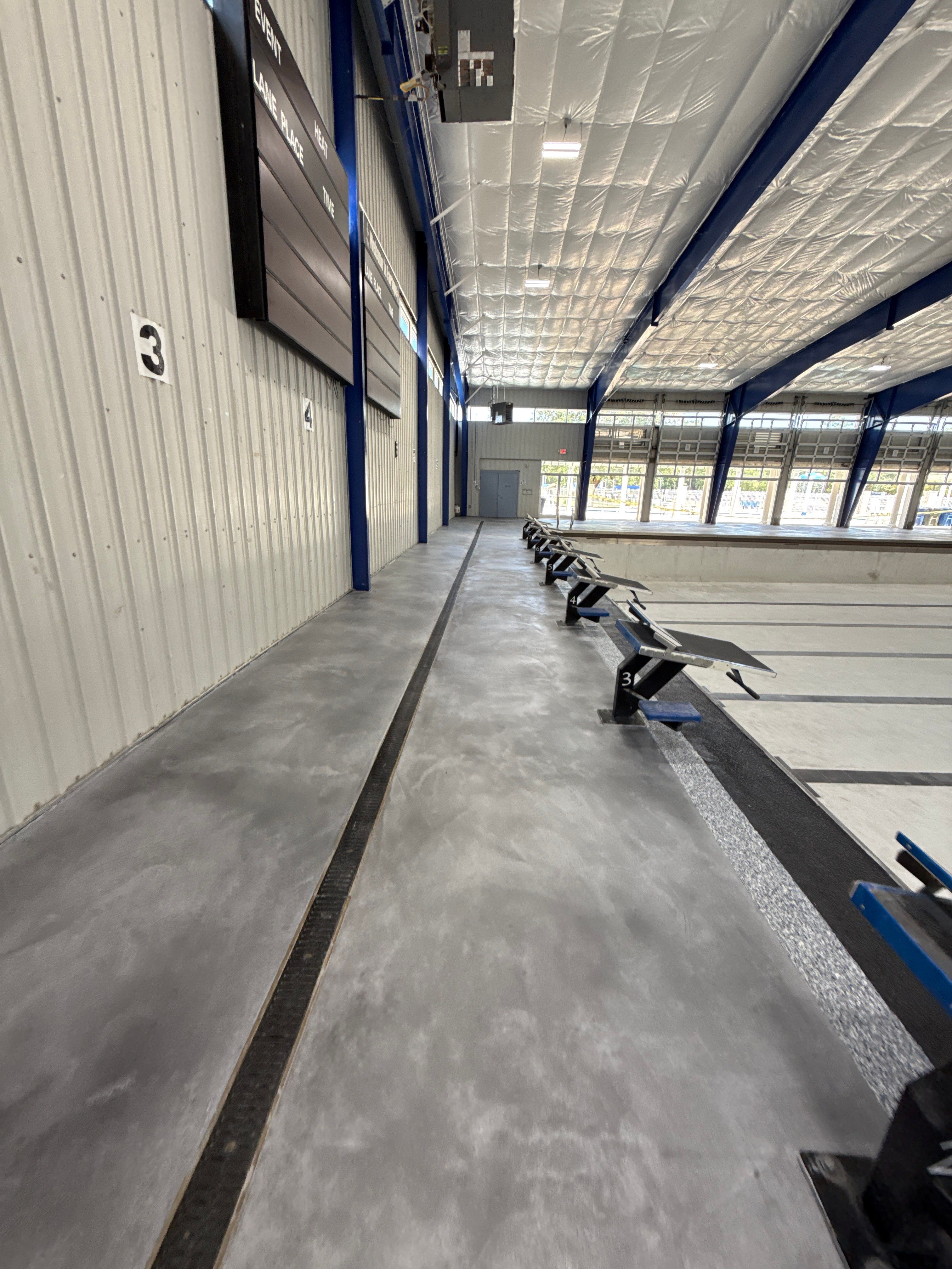Commercial Pool Deck Restoration in Fairhope by Cornerstone Hard Surface Restoration