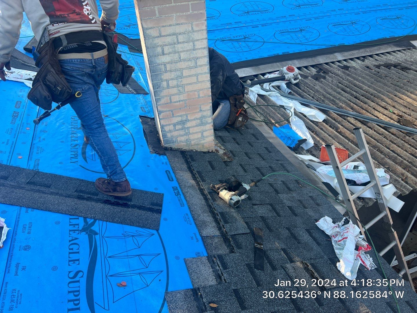 Roof replacement by American Roofing & Construction LLC