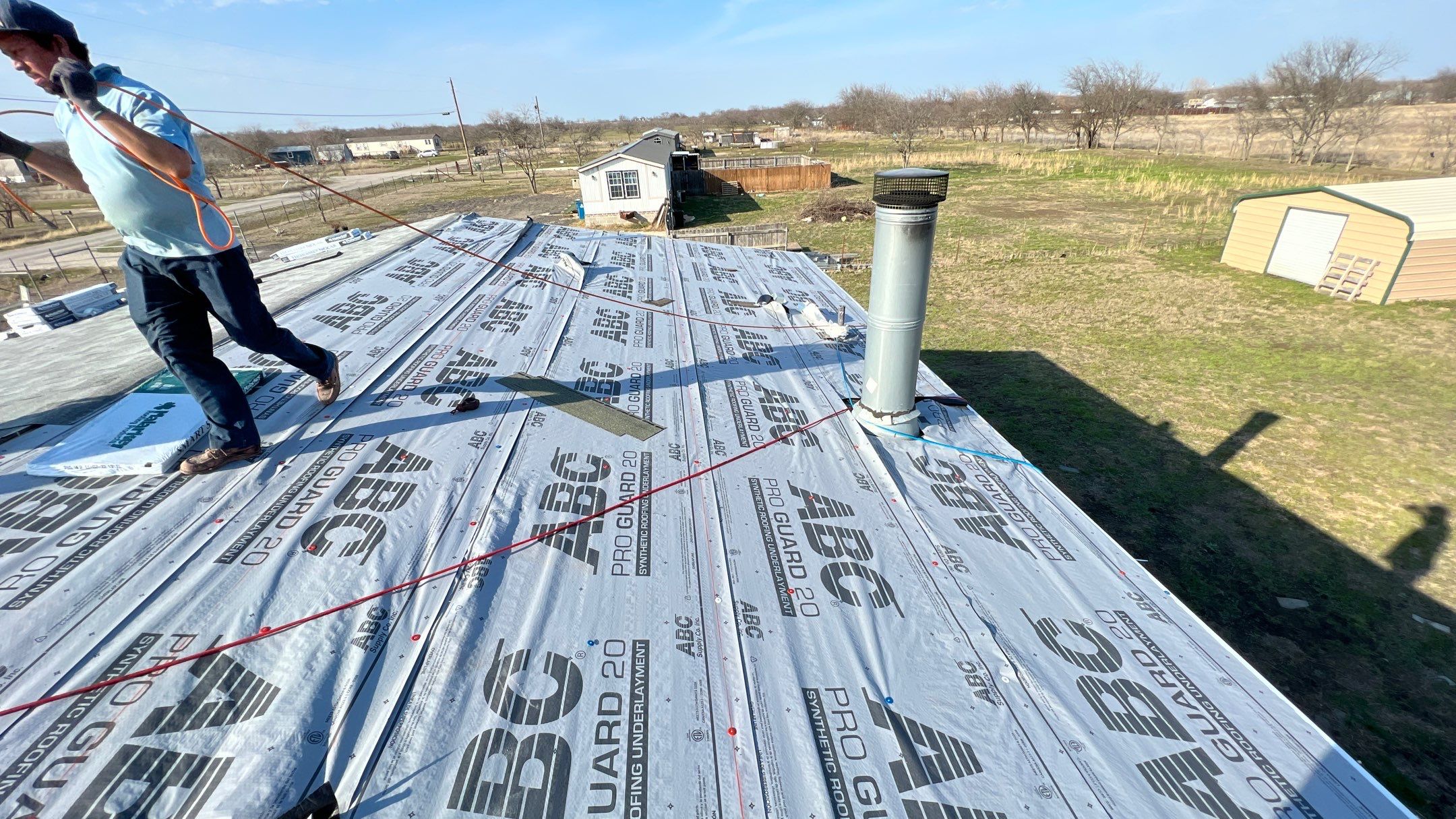 Residential Roofing Installation using Roofing Shingles by Harvey Roofing & Construction