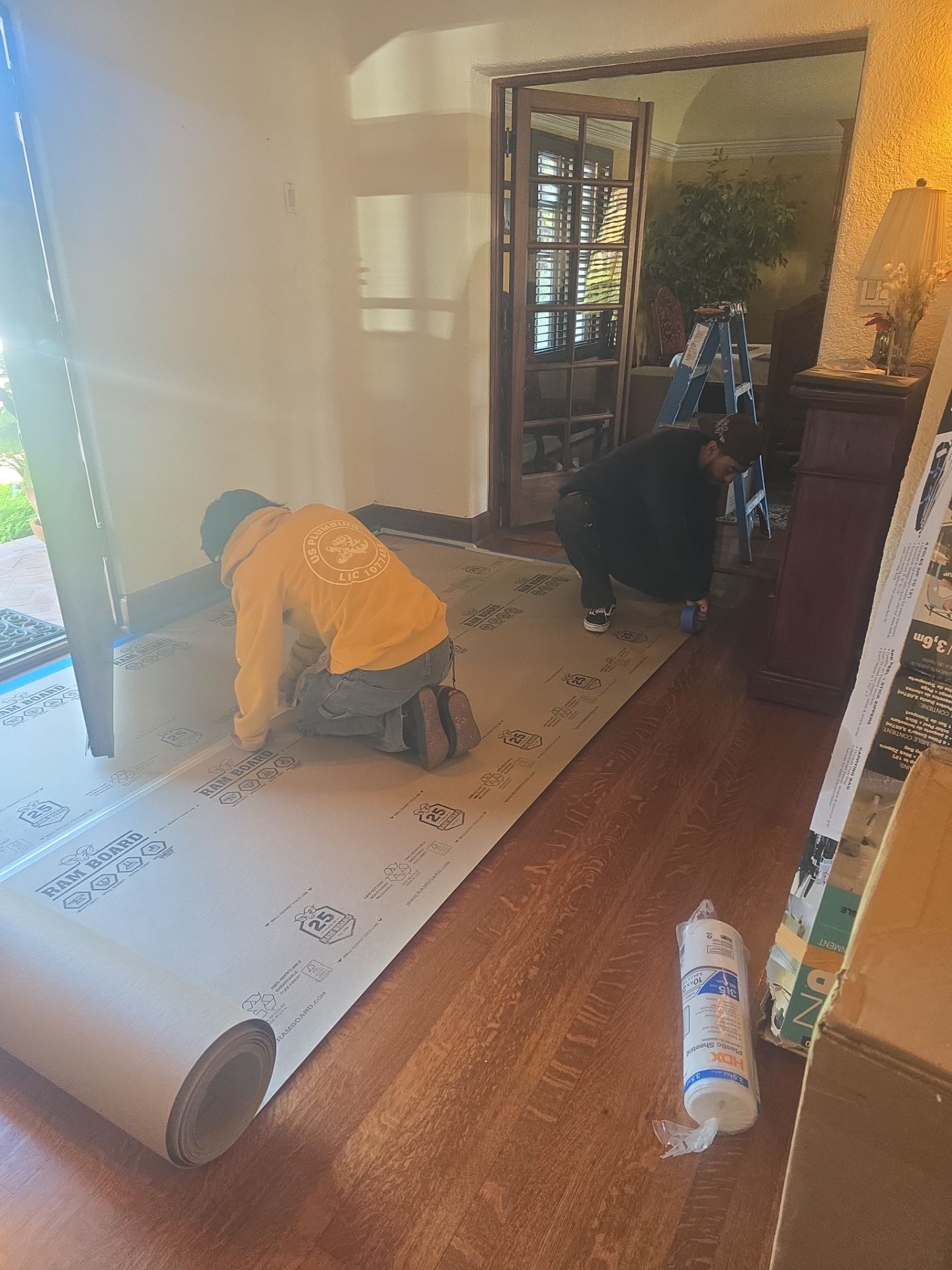 Checking for Water Leaks, Installing New Piping, and Testing Water Flow by Us Plumbing 