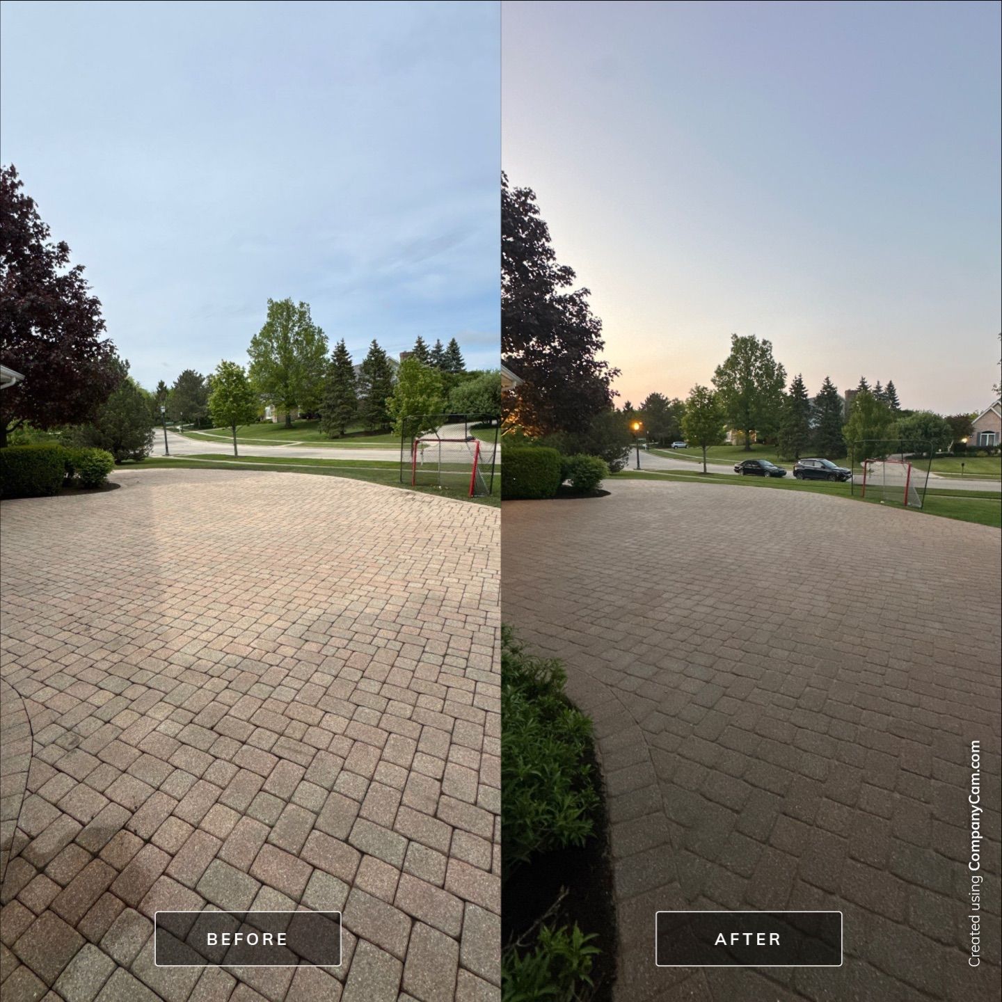 Project in Libertyville by Simmons Power & Soft Washing