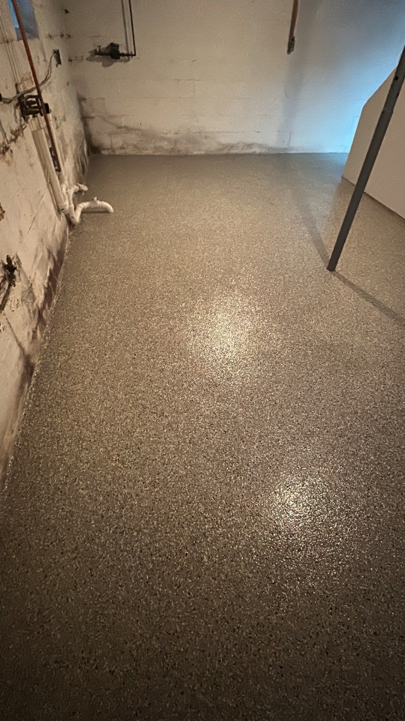 Basement, Bar & Laundry area  by Floors in a Day, Inc