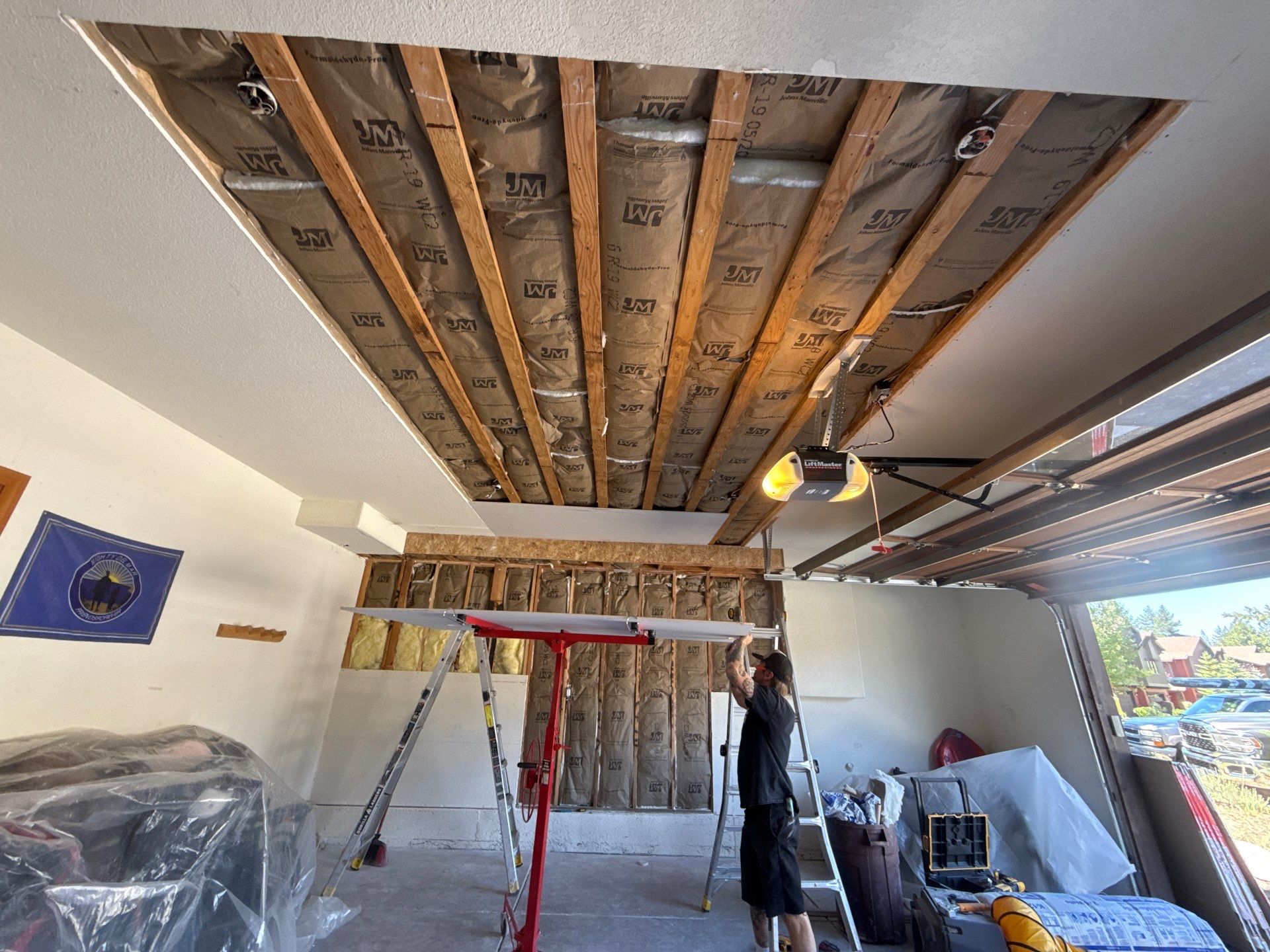 Garage Water Damage Repair by The Tahoe Tradesman