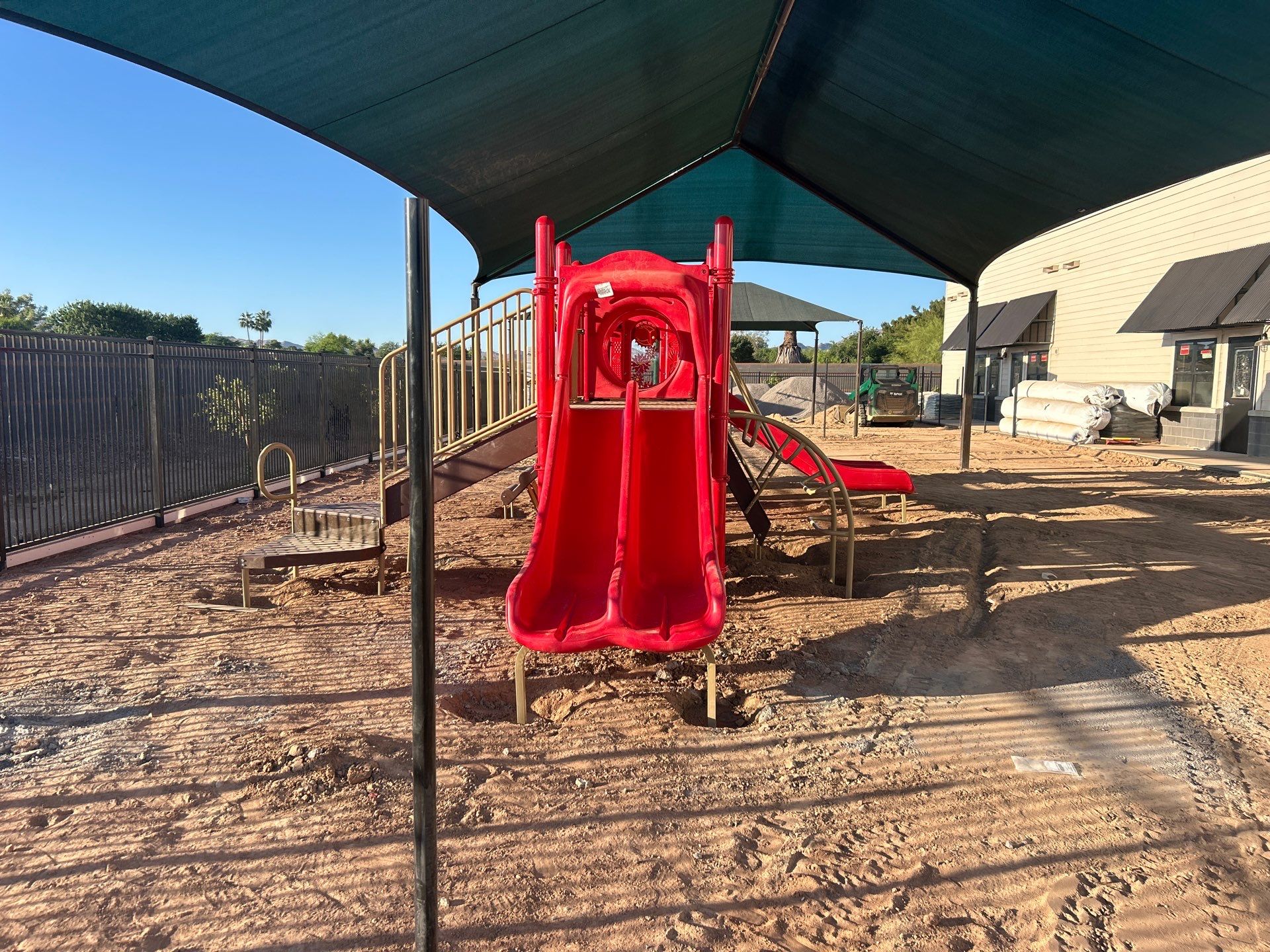 Synthetic Turf and Playground Equipment Queen Creek Preschool by Southwest Greens Midwest