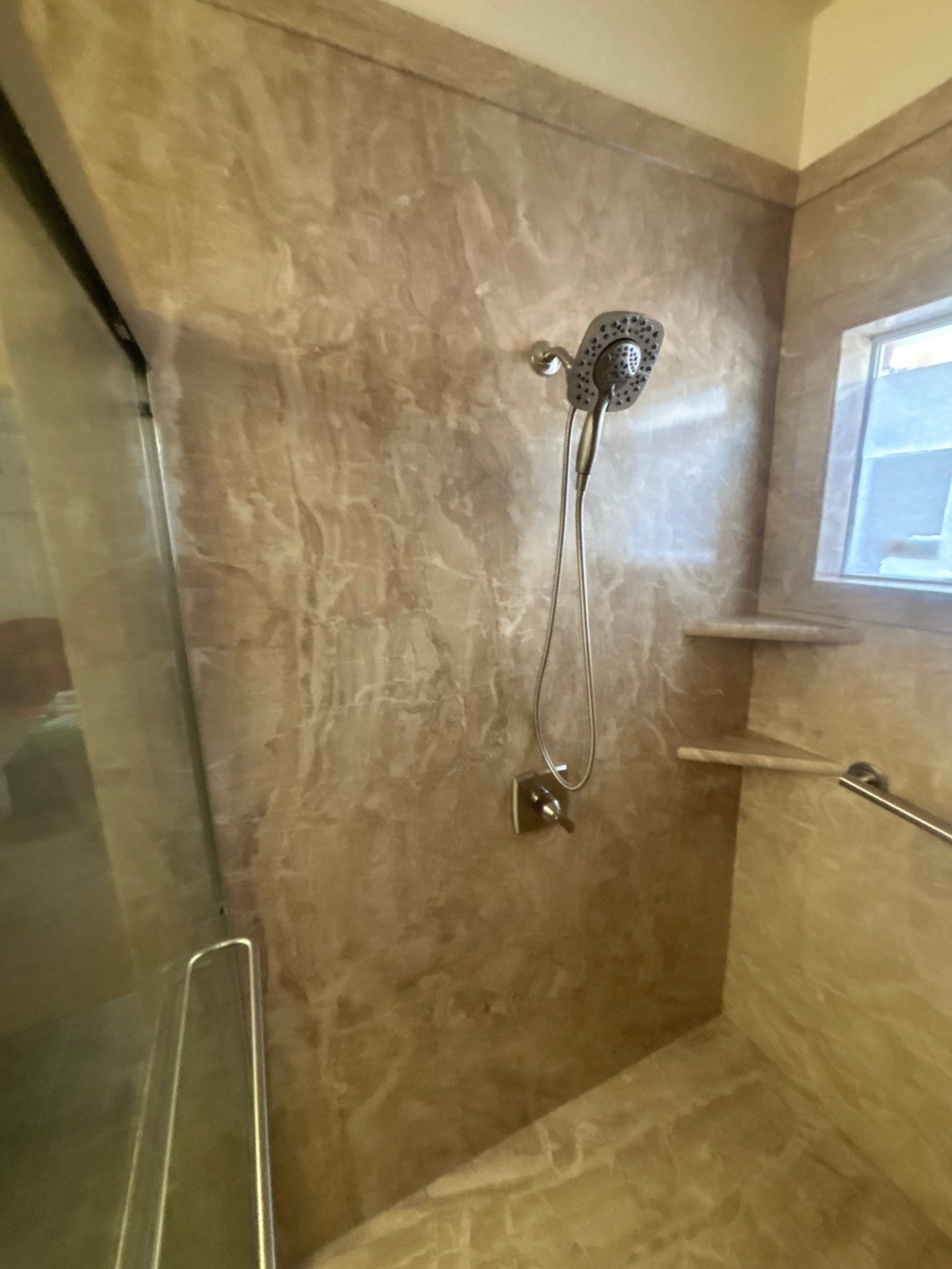 Tub to walk in shower, plus closet in San Antonio, 78258 by Lane Lauritsen - The Hill Country, Texas