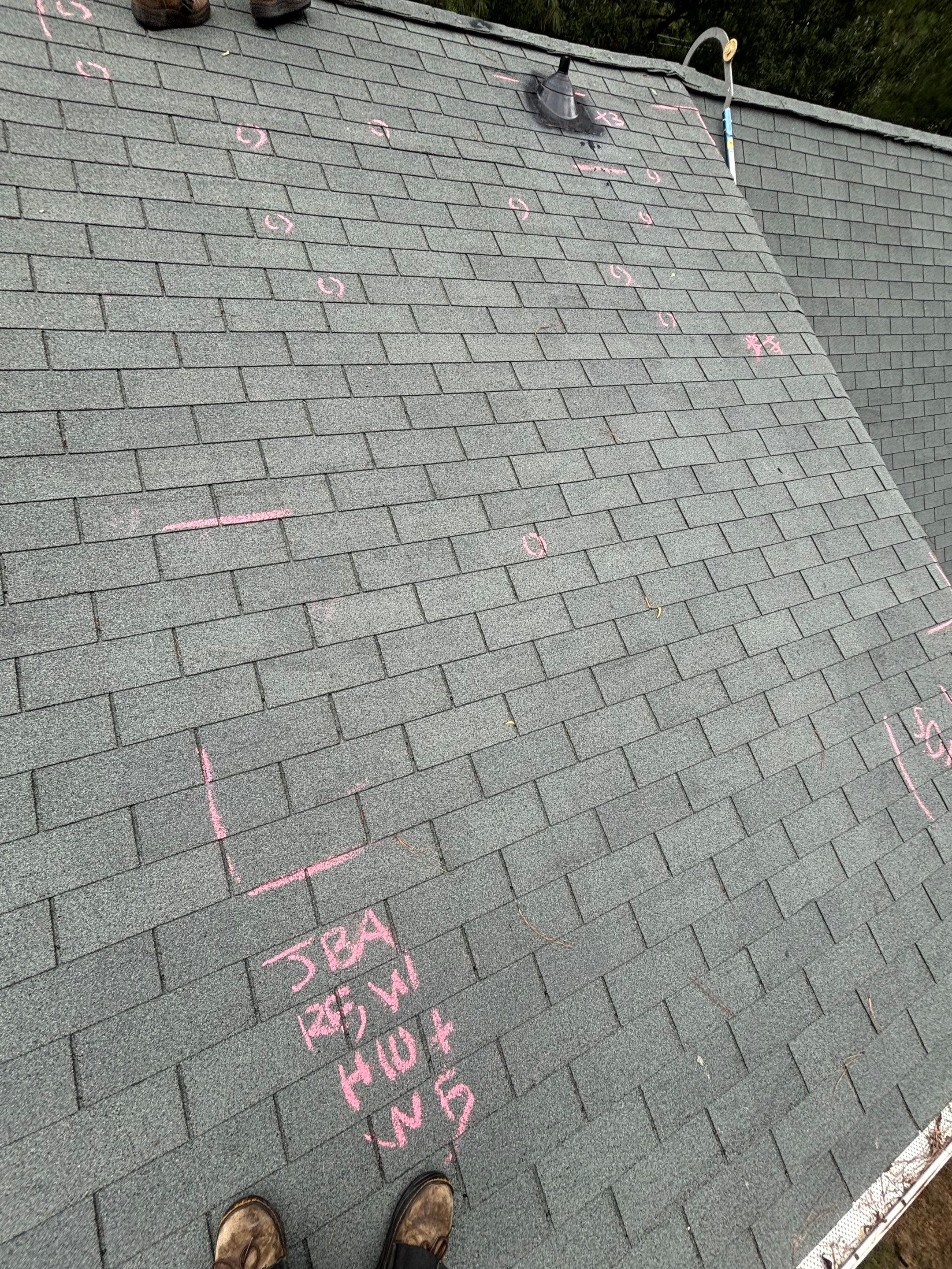 Roof replacement by hail and wind damage by Just Brilliant Restoration JBR