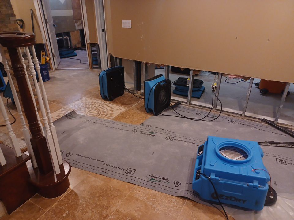 Project in Waterford Twp by EzDry Water Mitigation & Property Restoration