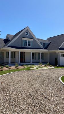 Gutter Installation using 6" K-Style Aluminum Gutter
