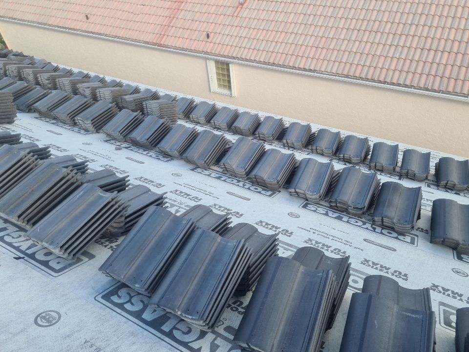 Residential Roofing Installation using Eagle Roofing Tile by BLUES BROTHERS ROOFING