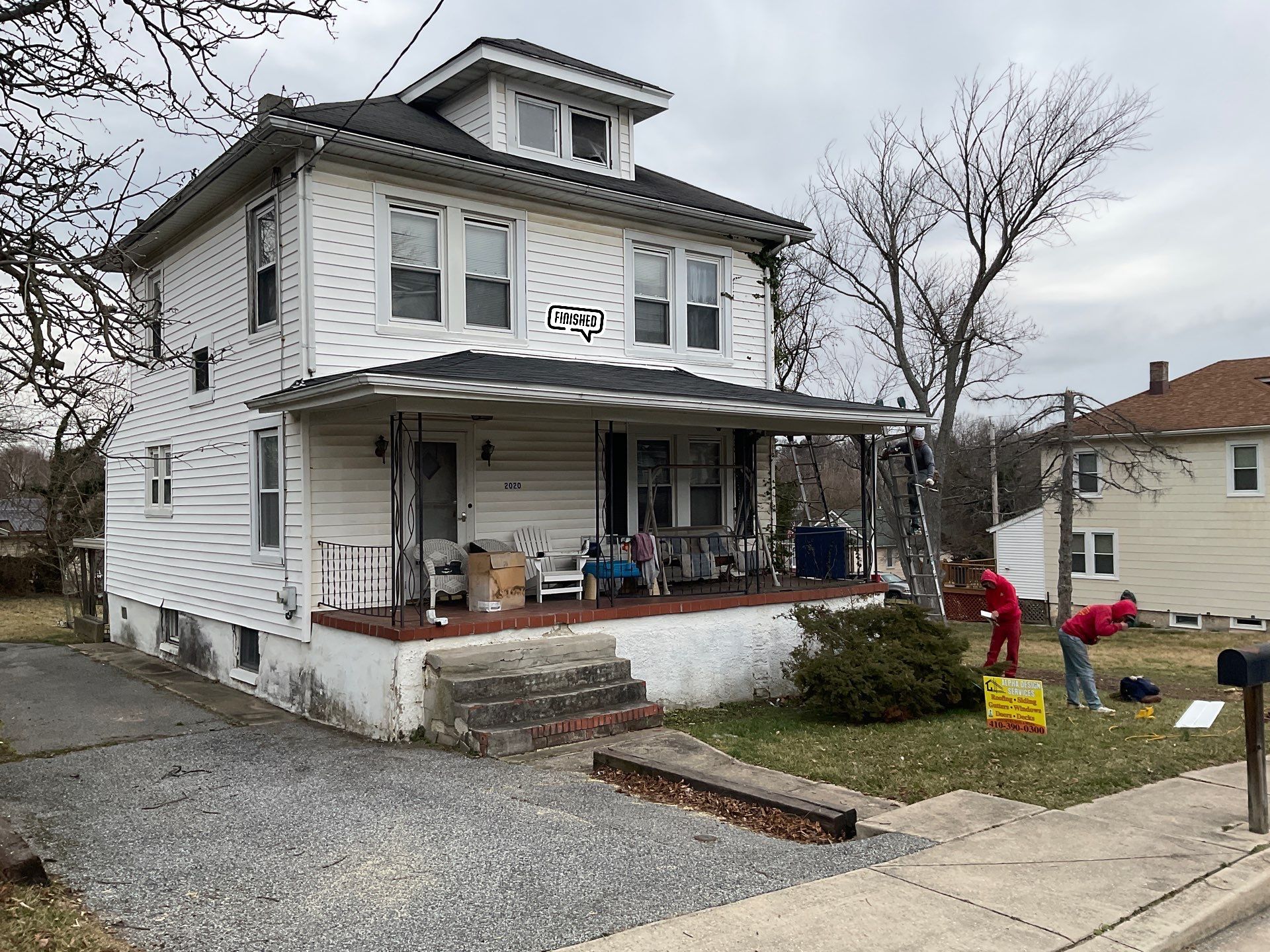 Porch Exterior Renovation by Alpha Design Services