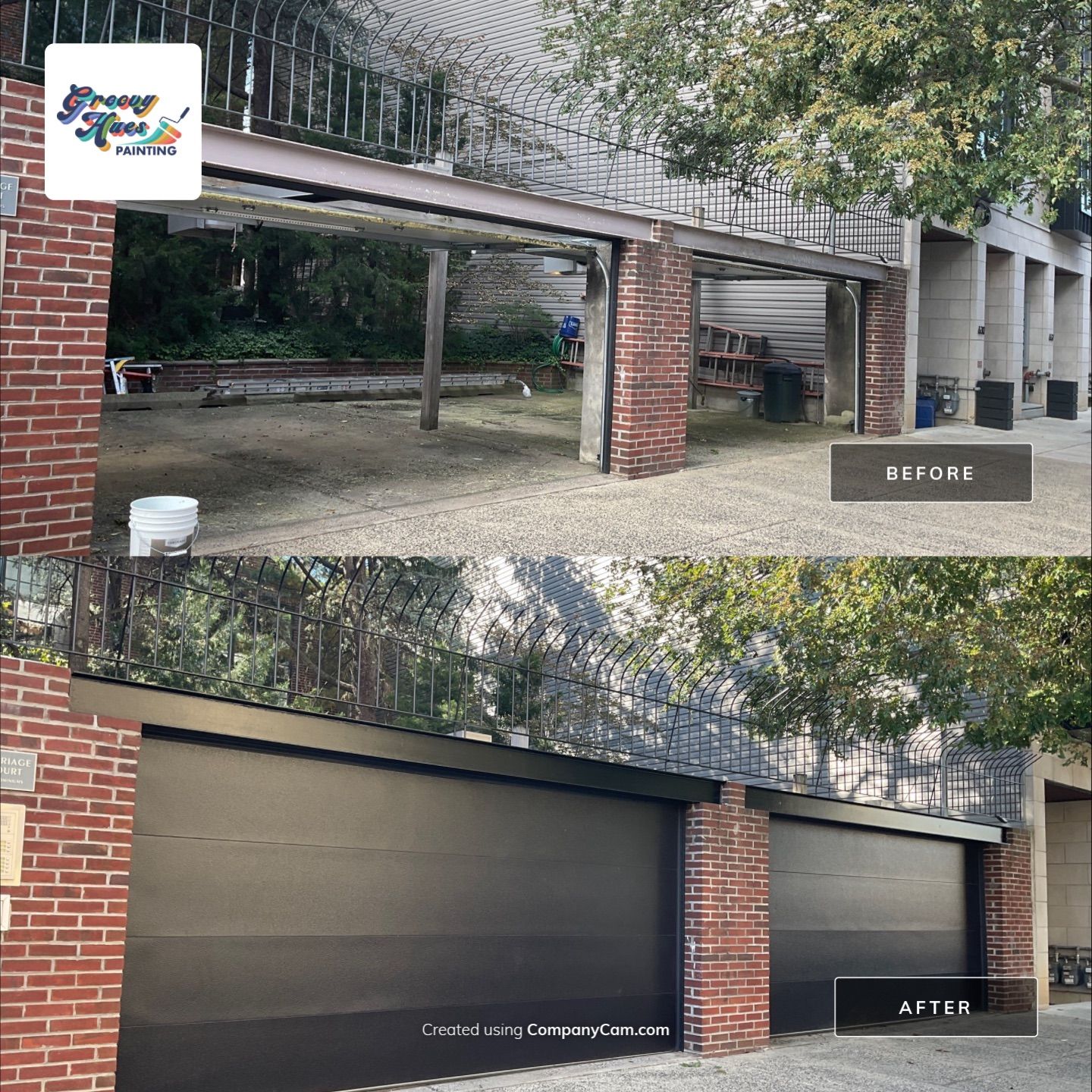 Exterior Refresh at Carriage Court Condominiums in Queen Village by Groovy Hues