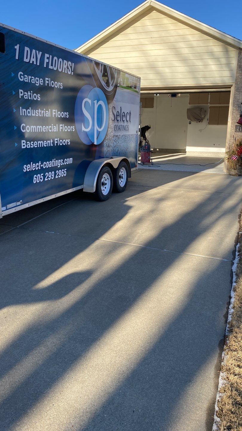 Garage using Cabin Fever by Select Painting, Coatings & Garage Cabinets