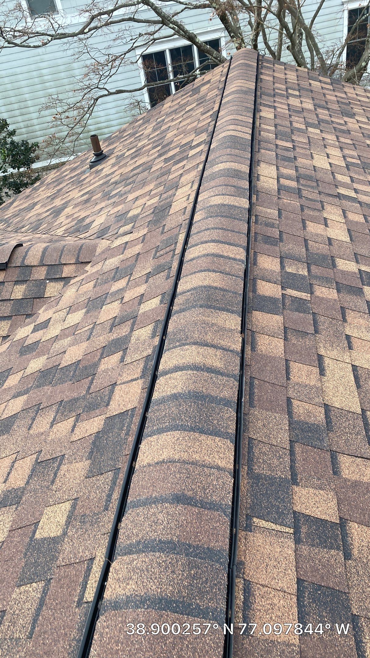 Arlington: CertainTeed Landmark Pro Designer Shingles in Max Def Burnt Sienna by RM Banning, Inc.