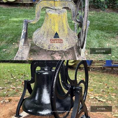 Custom Ornamental Bell Restoration & Structural Welding – Vargo Residence – Rockville, MD