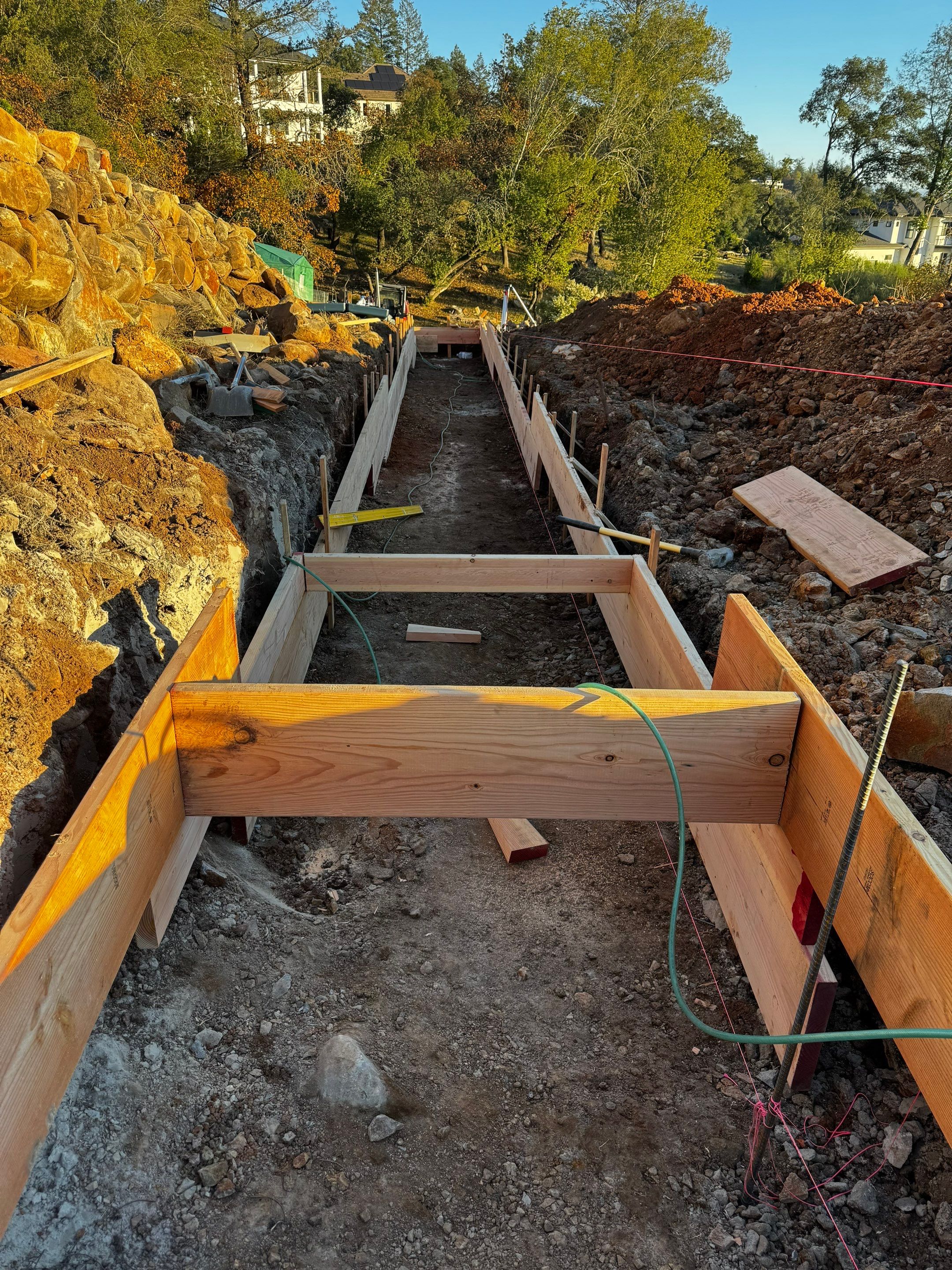 Retaining wall by JRS Construction