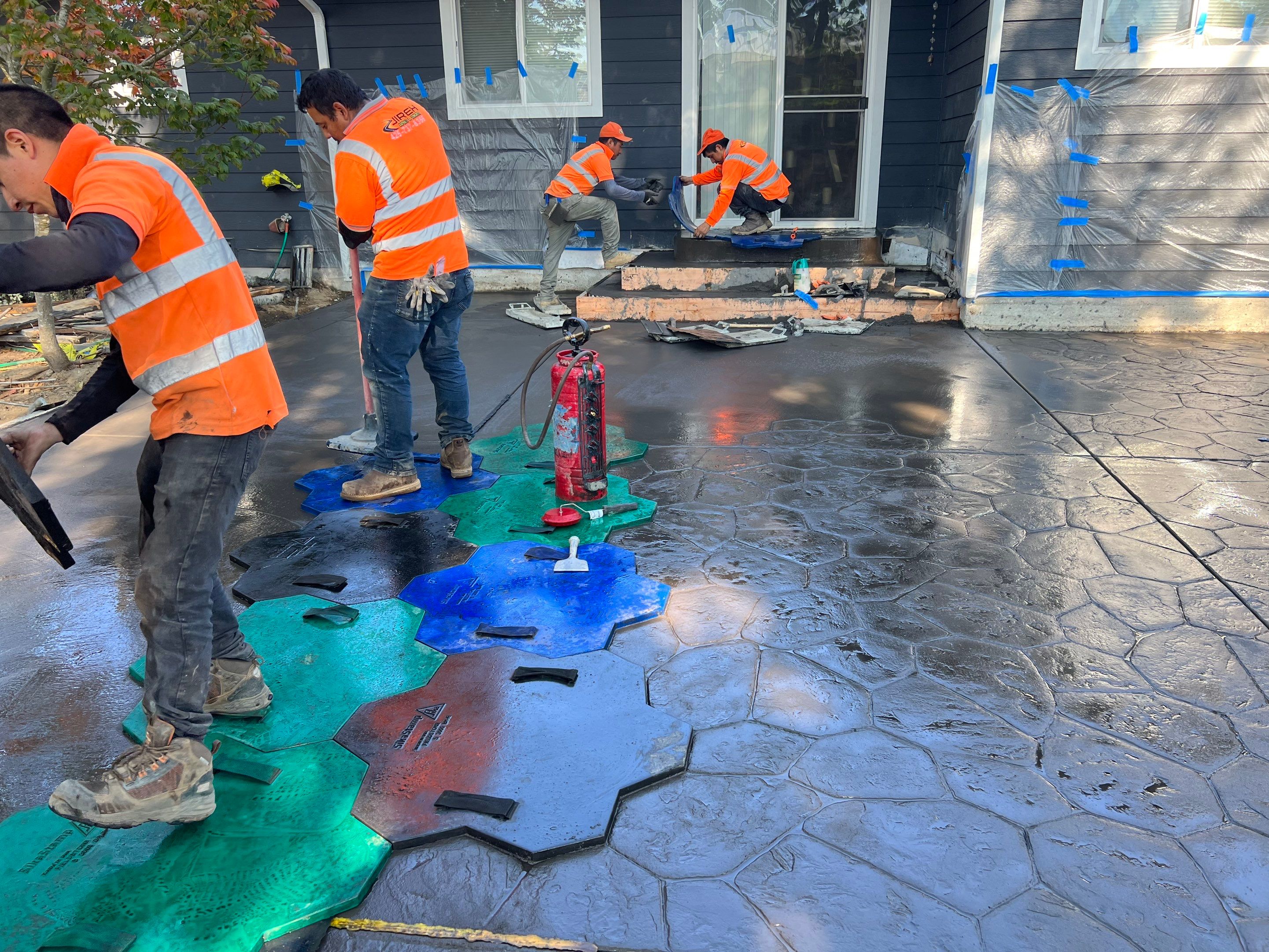Mike | Patio Rennovation, Concrete Project by Jireh Asphalt & Concrete Inc 