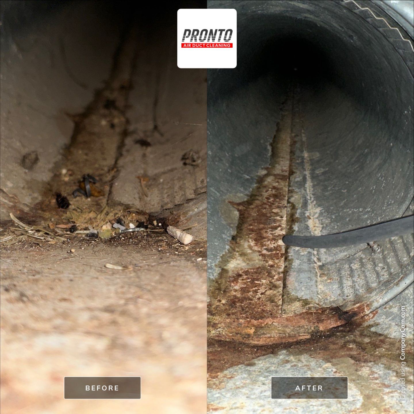 Air duct & Dryer Vent cleaning using Hypervac by Pronto Air Duct Cleaning
