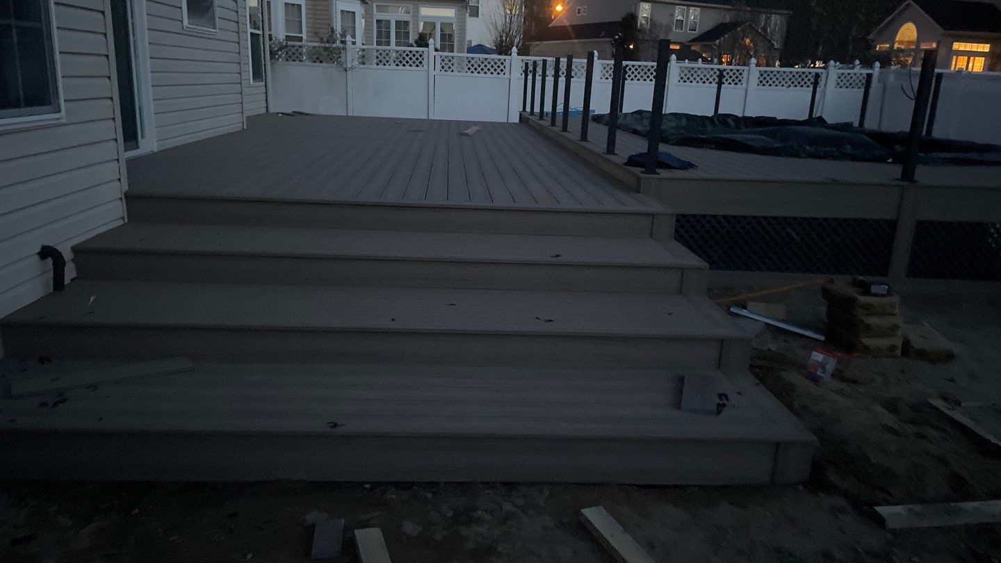 new pool deck in Howell by deck guardian