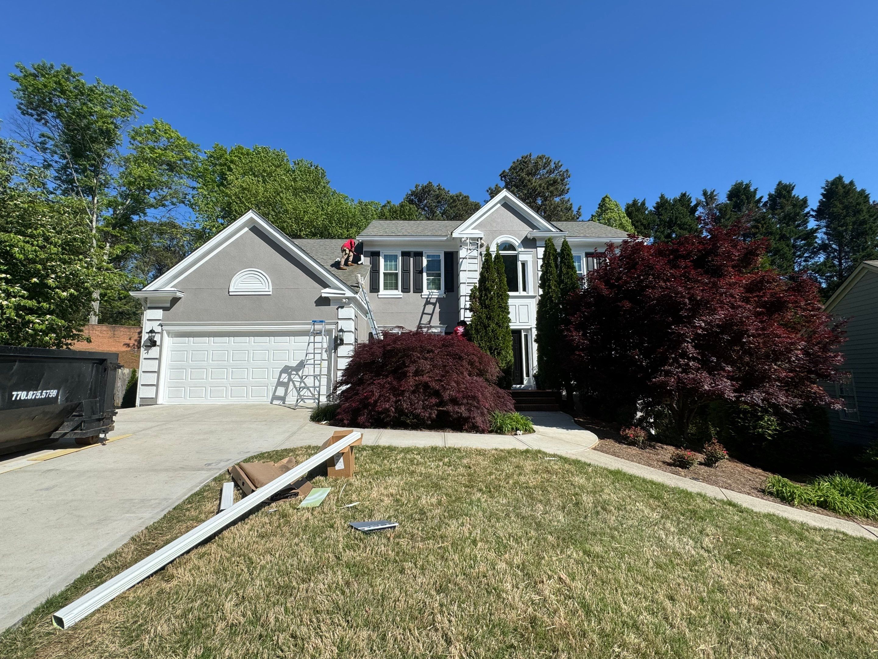 Full Exterior Siding Replacement and Custom Deck in Johns Creek by Swift Home Renovations 